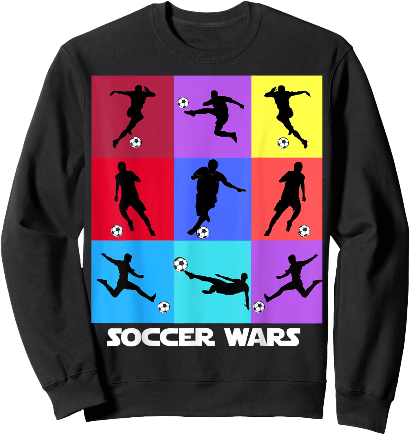 Soccer Wars - Spectacular Soccer Player Sweatshirt - Sweatshirt | Black