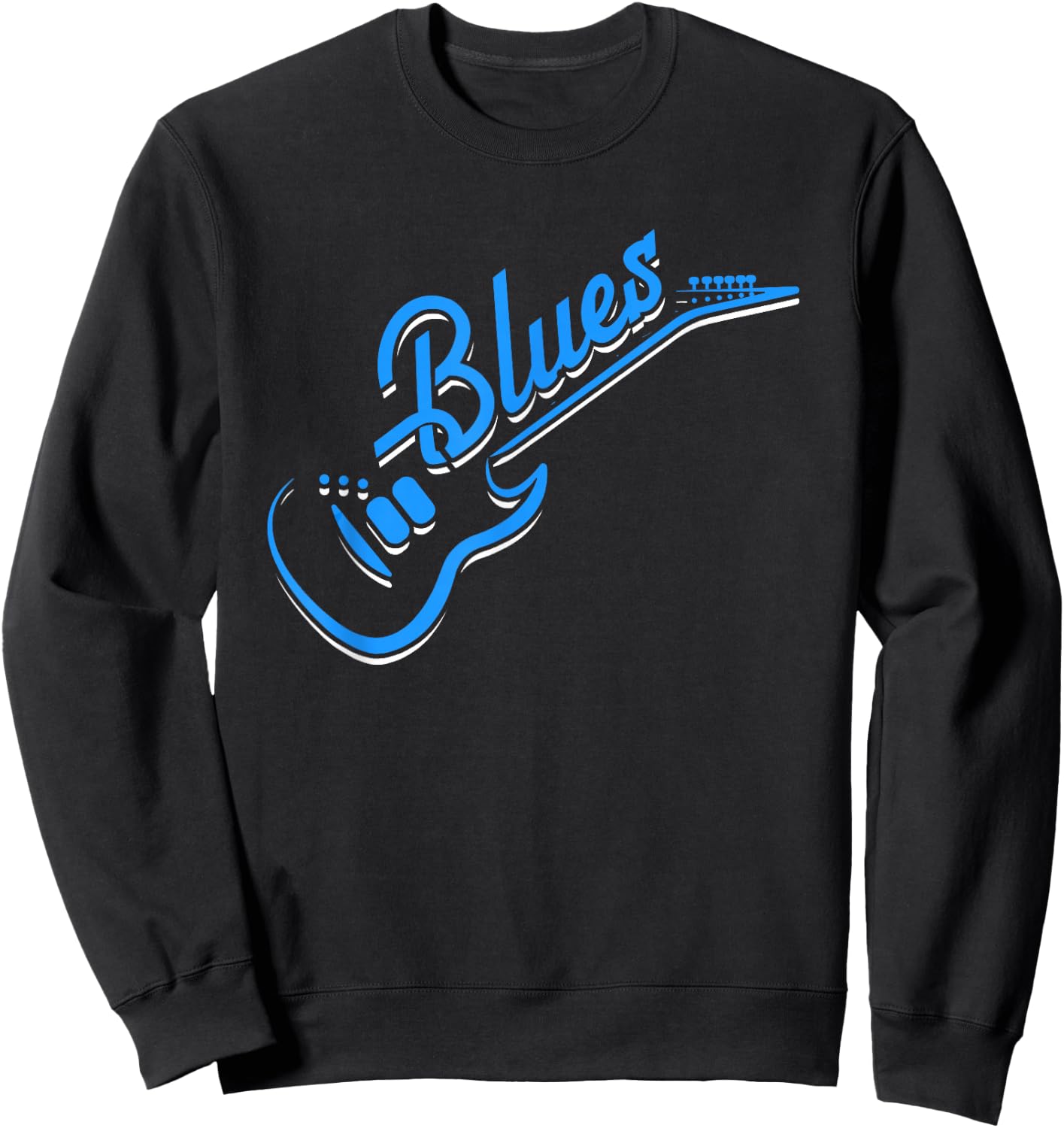 Blues Guitar | Jazz Music | Guitarist Blues Sweatshirt - Sweatshirt | Black