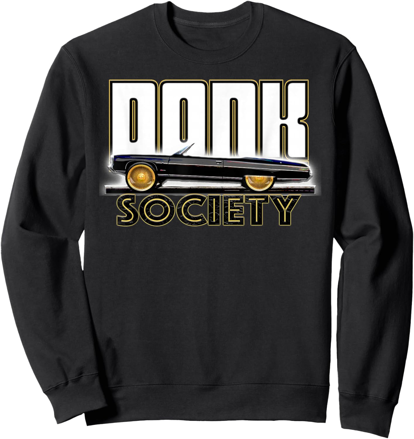Donk Society Sweatshirt - Sweatshirt | Black