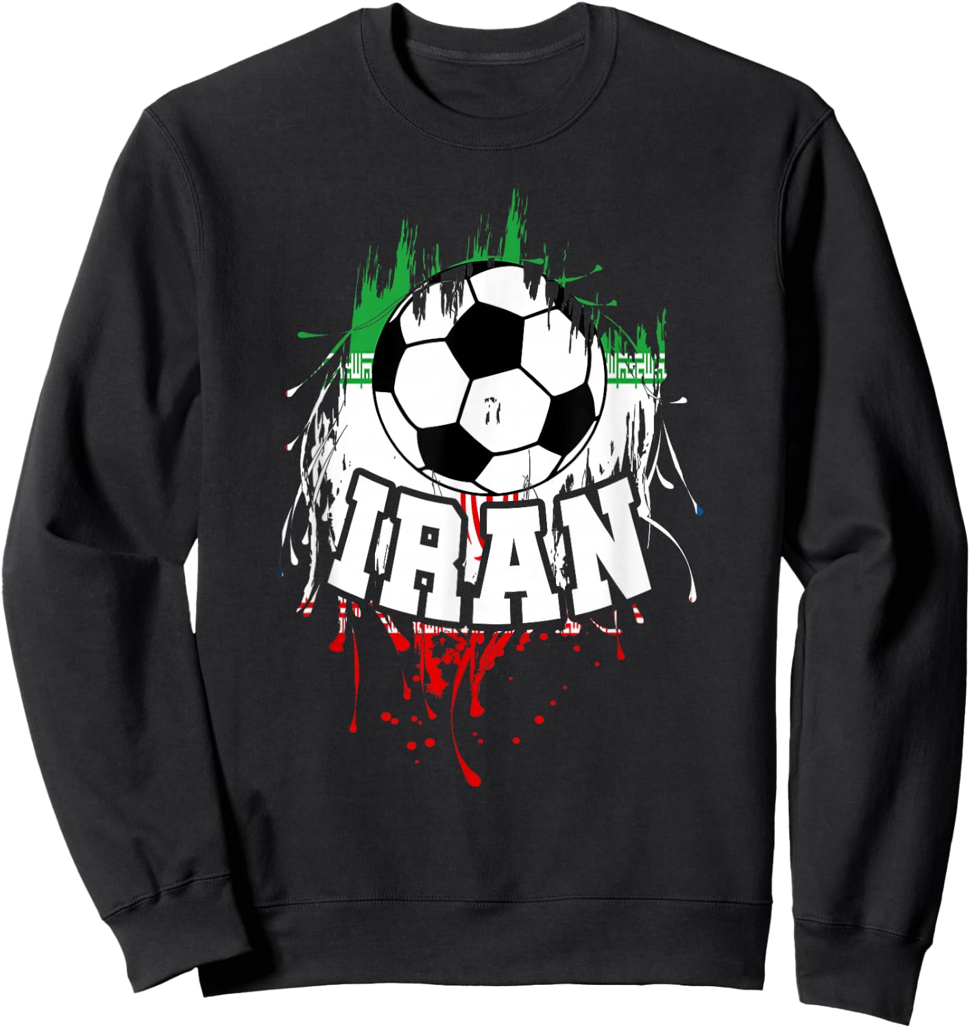 Iran Soccer Iranian Football Persian Futbol Sweatshirt - Sweatshirt | Black