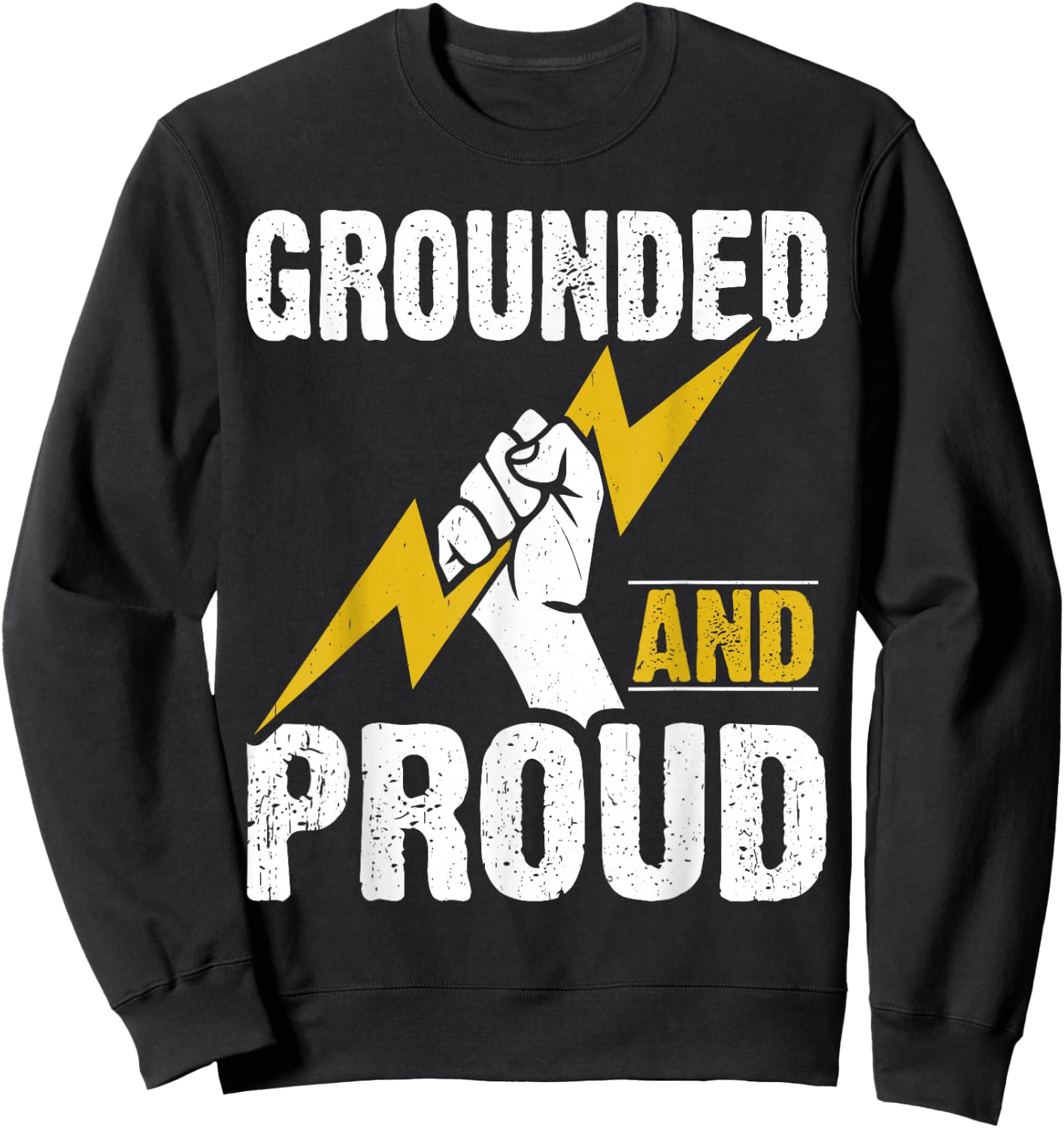 Funny Electrician Lineman Repairmen Electrician Sweatshirt - Sweatshirt | Black
