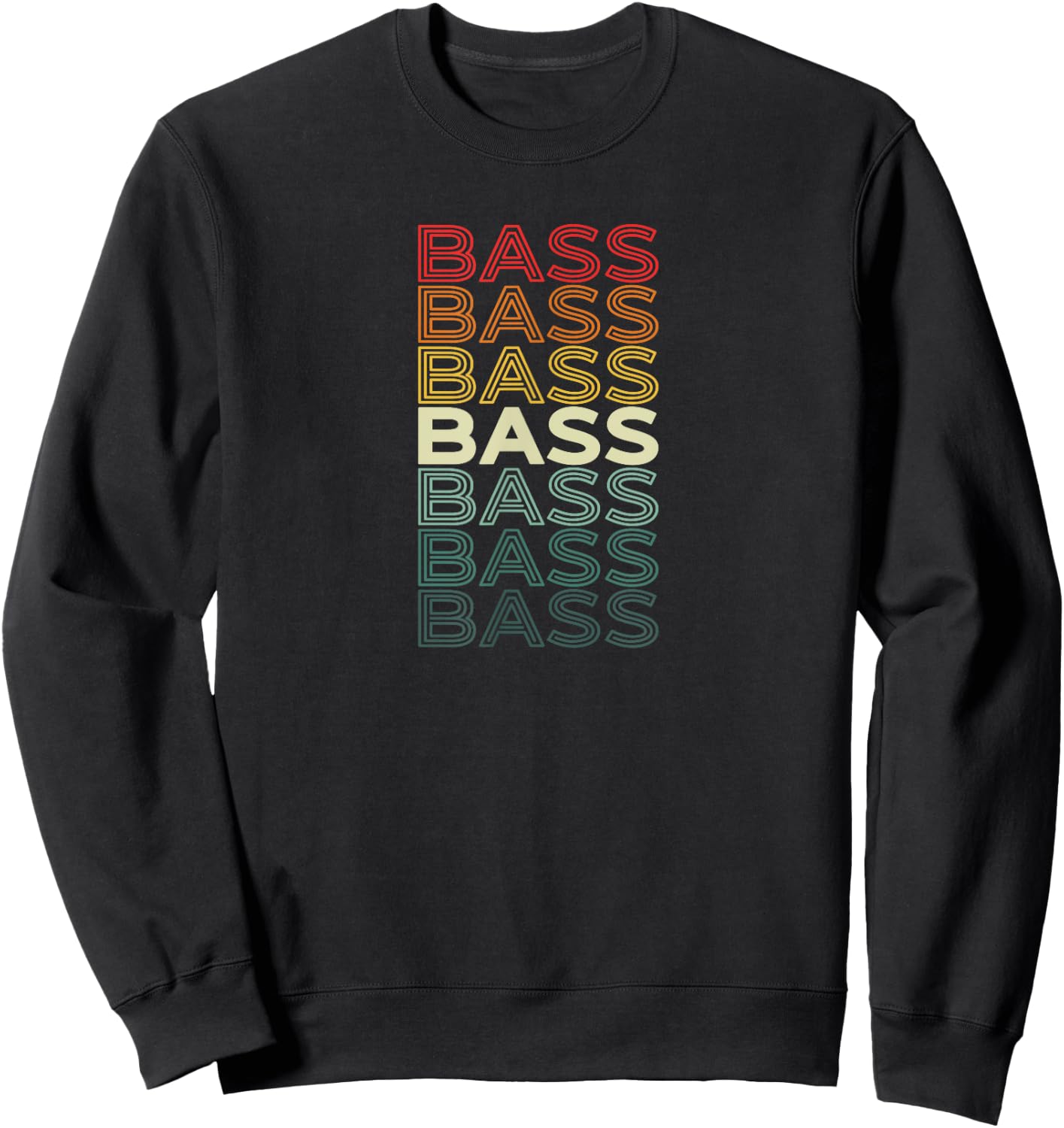 Bass repeating word Barbershop Quartet Singer Sweatshirt - Sweatshirt | Black
