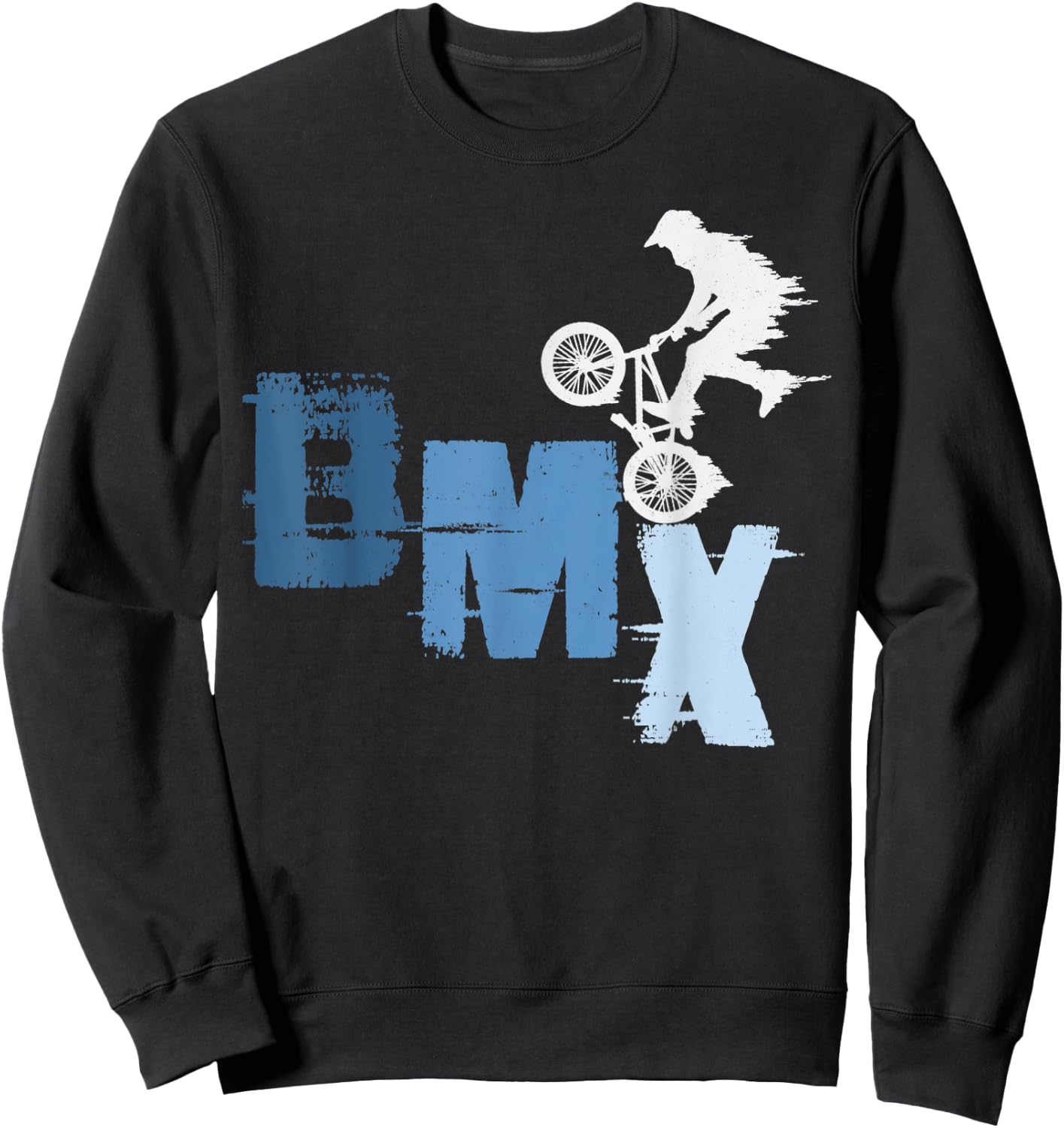 Freestyle BMX Riders outfit for Boys - BMX Trick Bike Rider Sweatshirt - Sweatshirt | Black
