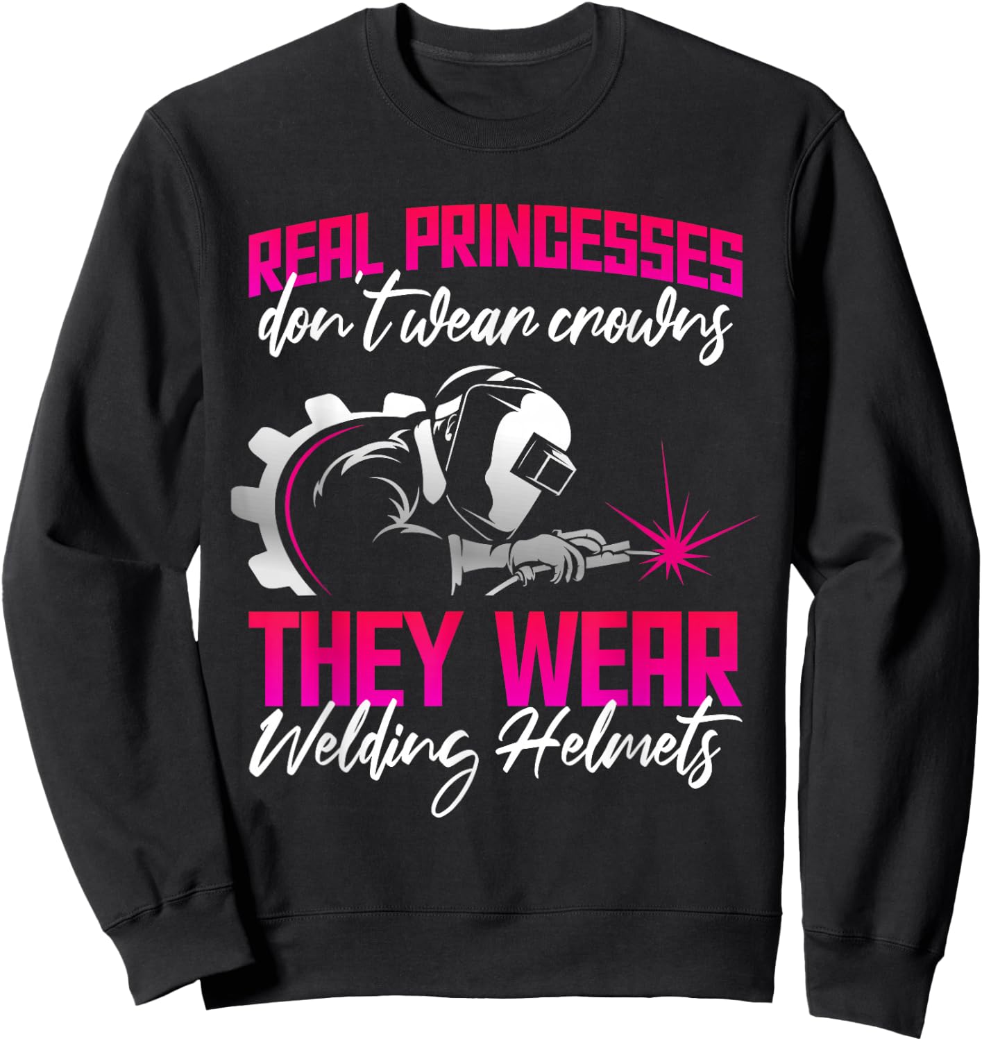 Funny Welder Ironmaker Metalworker Sweatshirt - Sweatshirt | Black