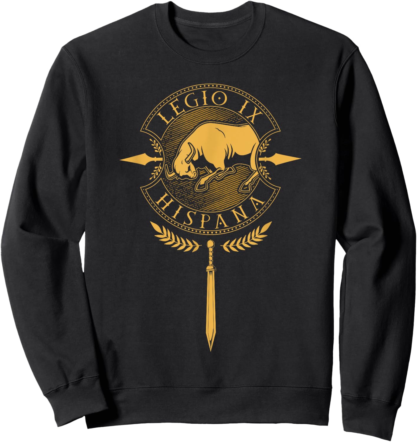 Legio IX Hispana - Roman Legion Sweatshirt - Sweatshirt | Black
