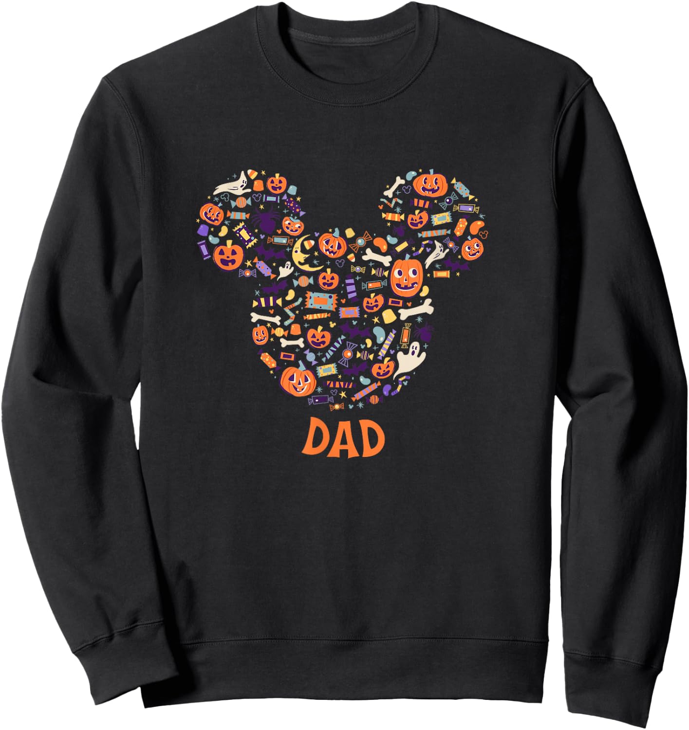 Disney Mickey Mouse Icon Halloween Dad Sweatshirt - Sweatshirt | Black