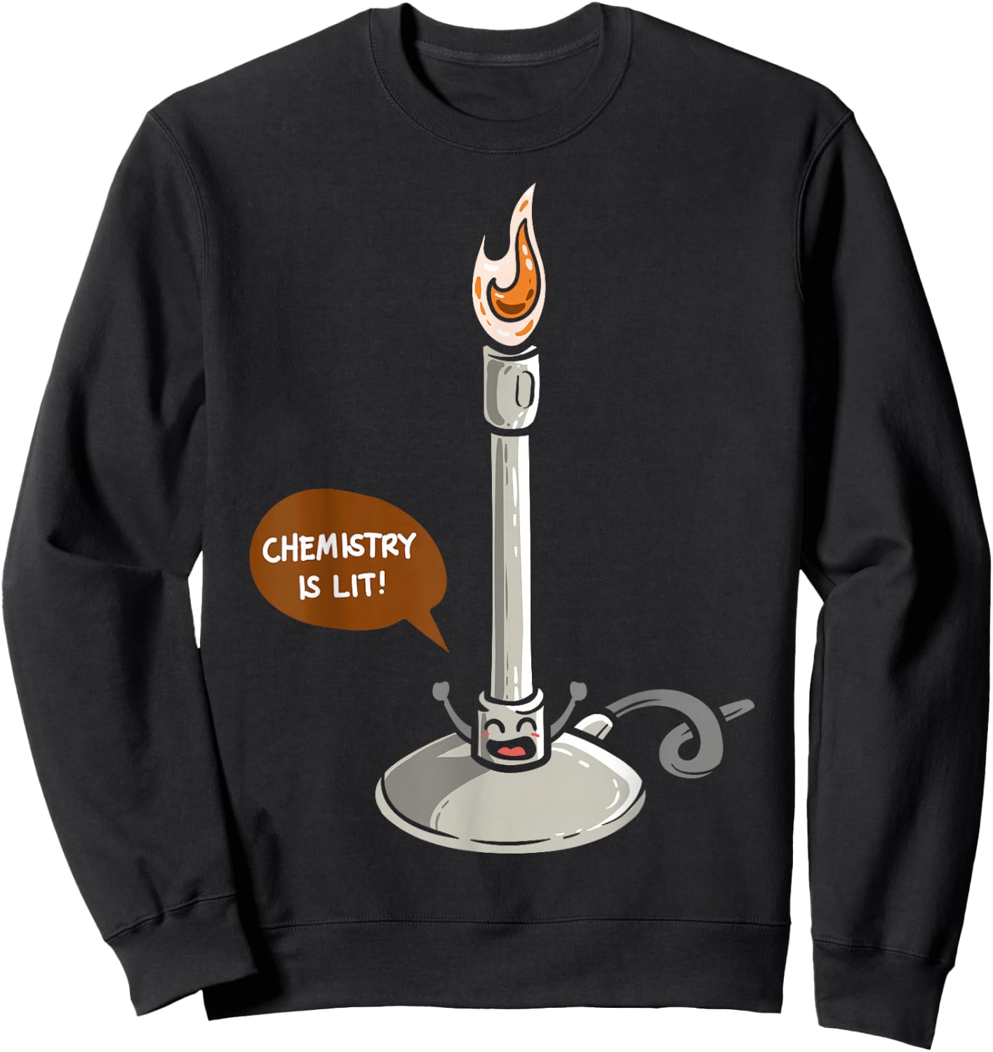Chemistry Burner Science Lover Biology Chemistry Teacher Sweatshirt - Sweatshirt | Black