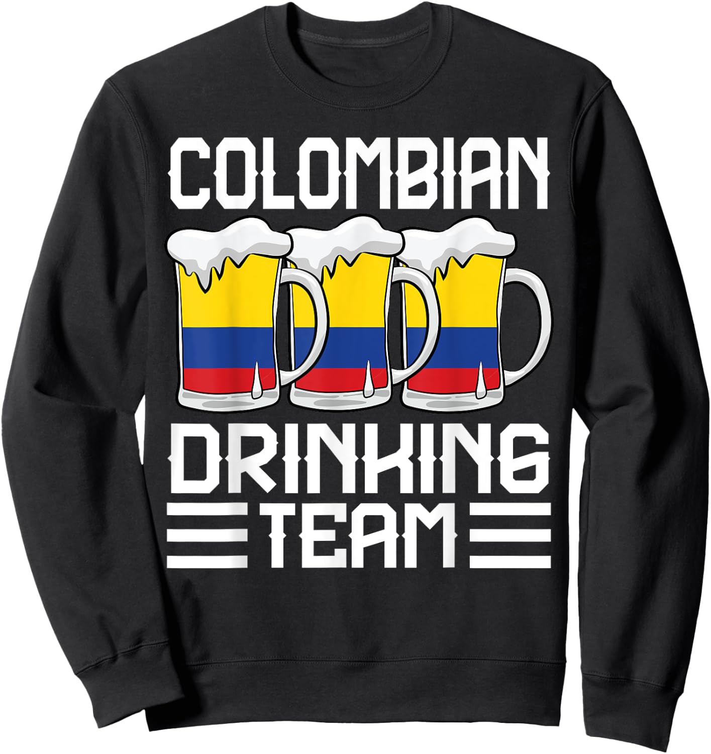 Colombian Drinking Team Colombia Sweatshirt - Sweatshirt | Black