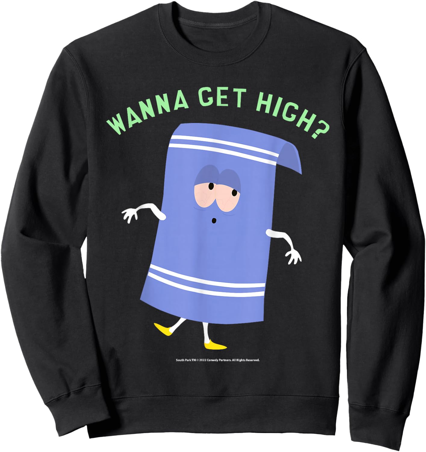 South Park Wanna Get High Sweatshirt - Sweatshirt | Black