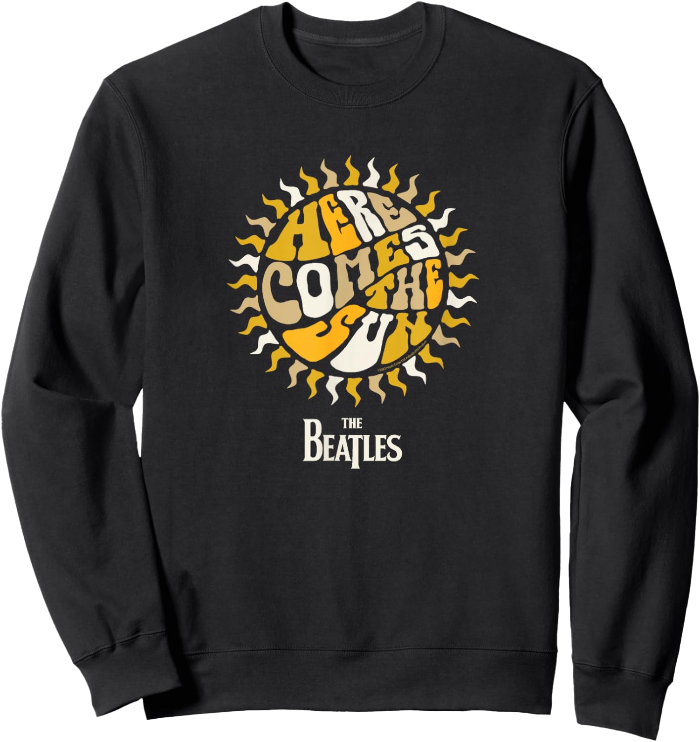 The Beatles - Here Comes The Sun Sweatshirt - Sweatshirt | Black