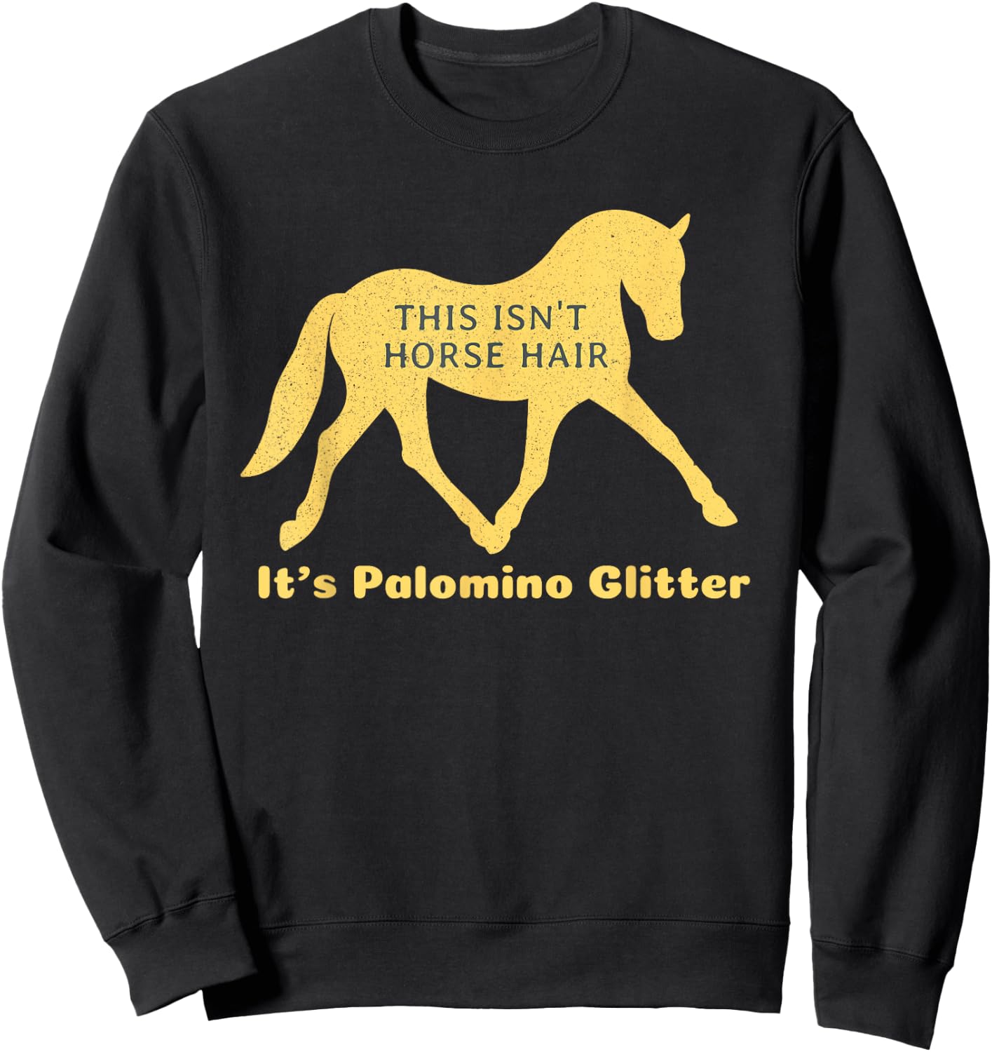 Palomino Horse Shirt Sweatshirt - Sweatshirt | Black