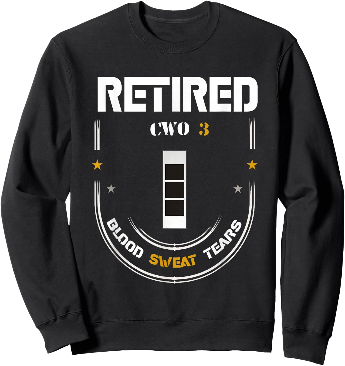 RETIRED 2022 Chief Warrant Officer 3 Sweatshirt - Sweatshirt | Black