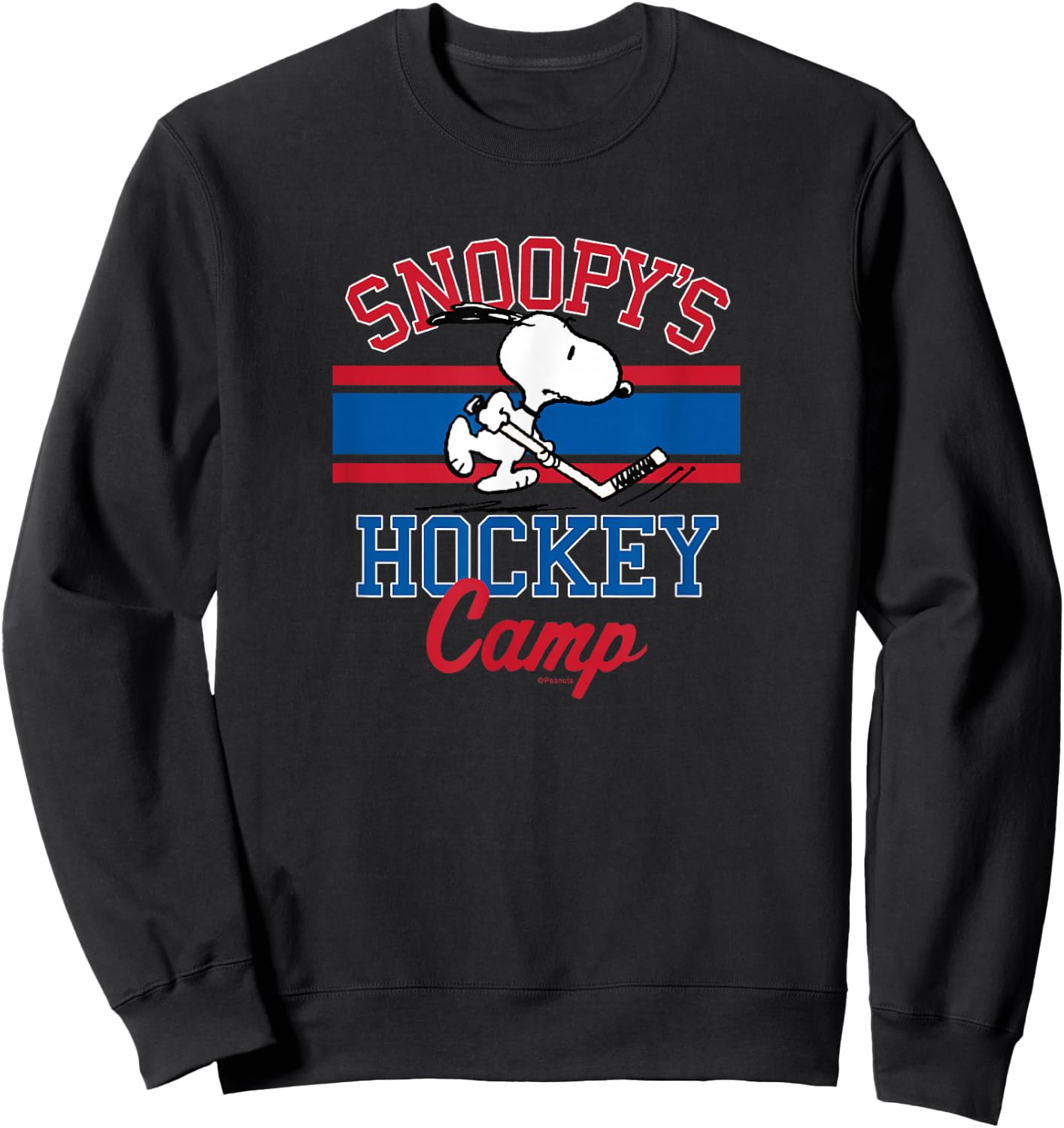 Peanuts - Snoopy's Hockey Camp Sweatshirt - Sweatshirt | Black
