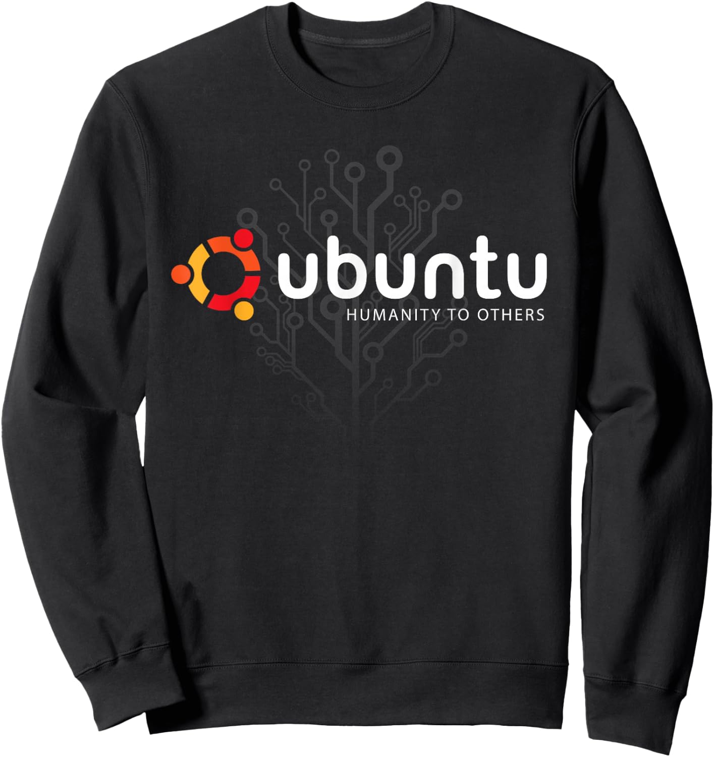Ubuntu Linux Humanity to Others Sweatshirt - Sweatshirt | Black
