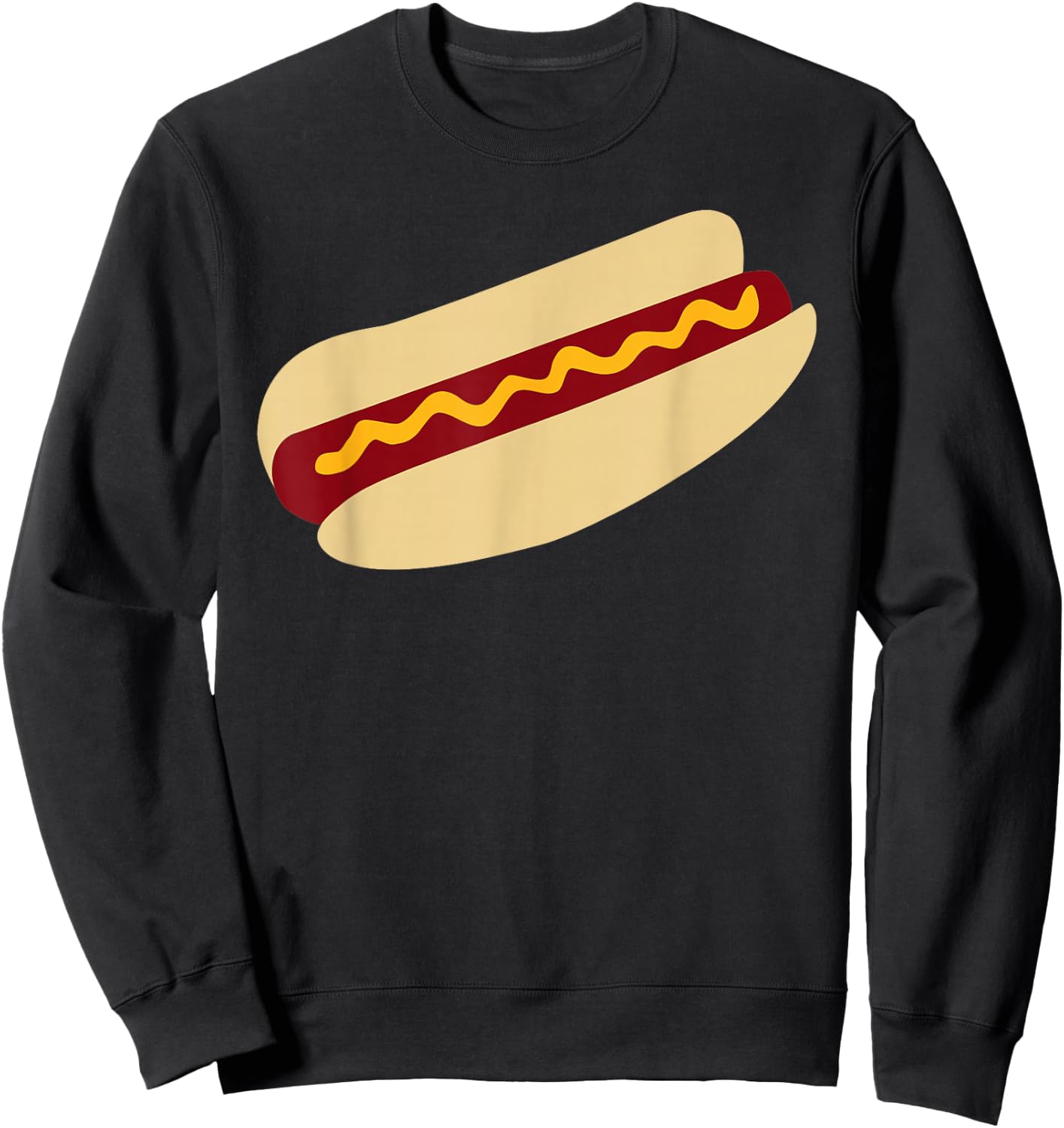Hot Dog Sweatshirt - Sweatshirt | Black