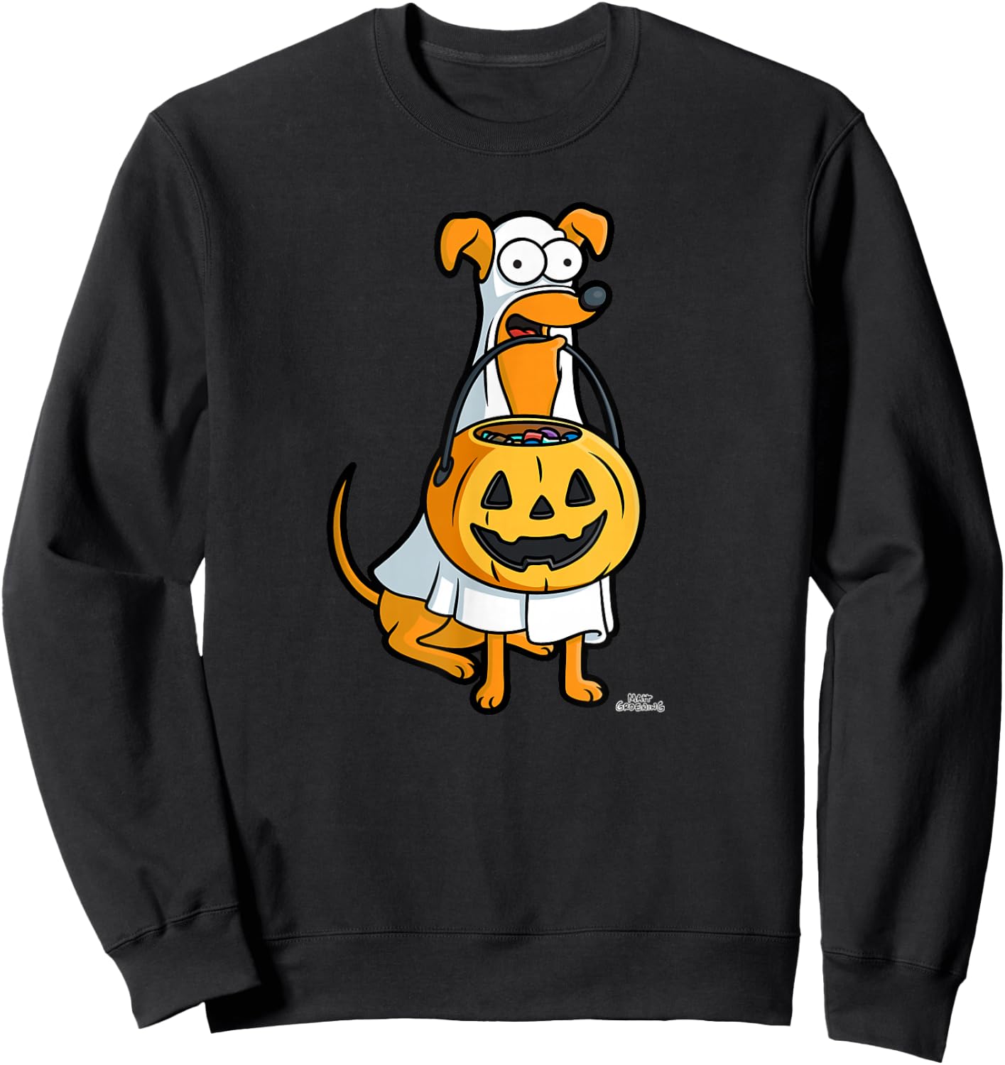 The Simpsons Santa's Little Helper Halloween Sweatshirt - Sweatshirt | Black