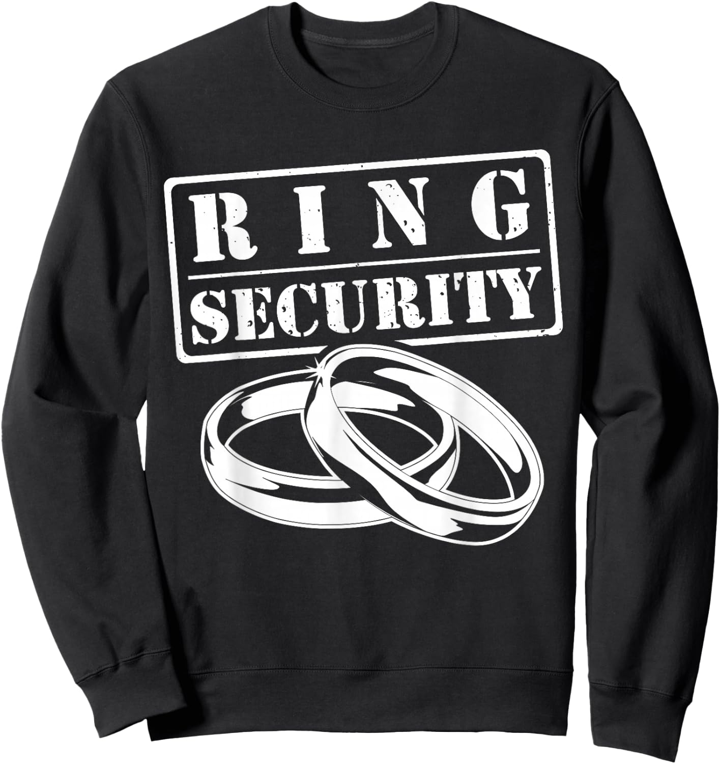 Ring Security - Wedding Ring Design Boys Shirt Sweatshirt - Sweatshirt | Black