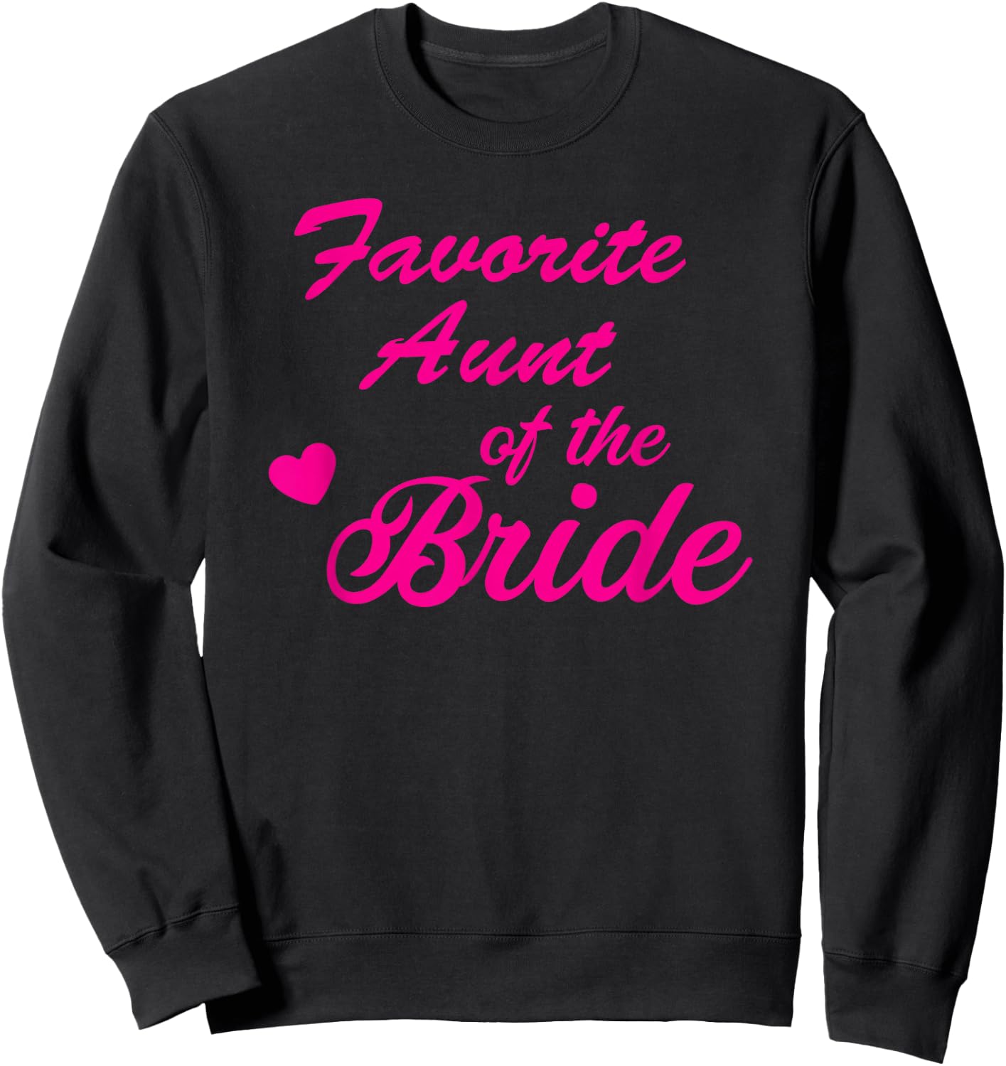 Aunty of the Bride Aunty Bachelorette Bridal Shower Sweatshirt - Sweatshirt | Black