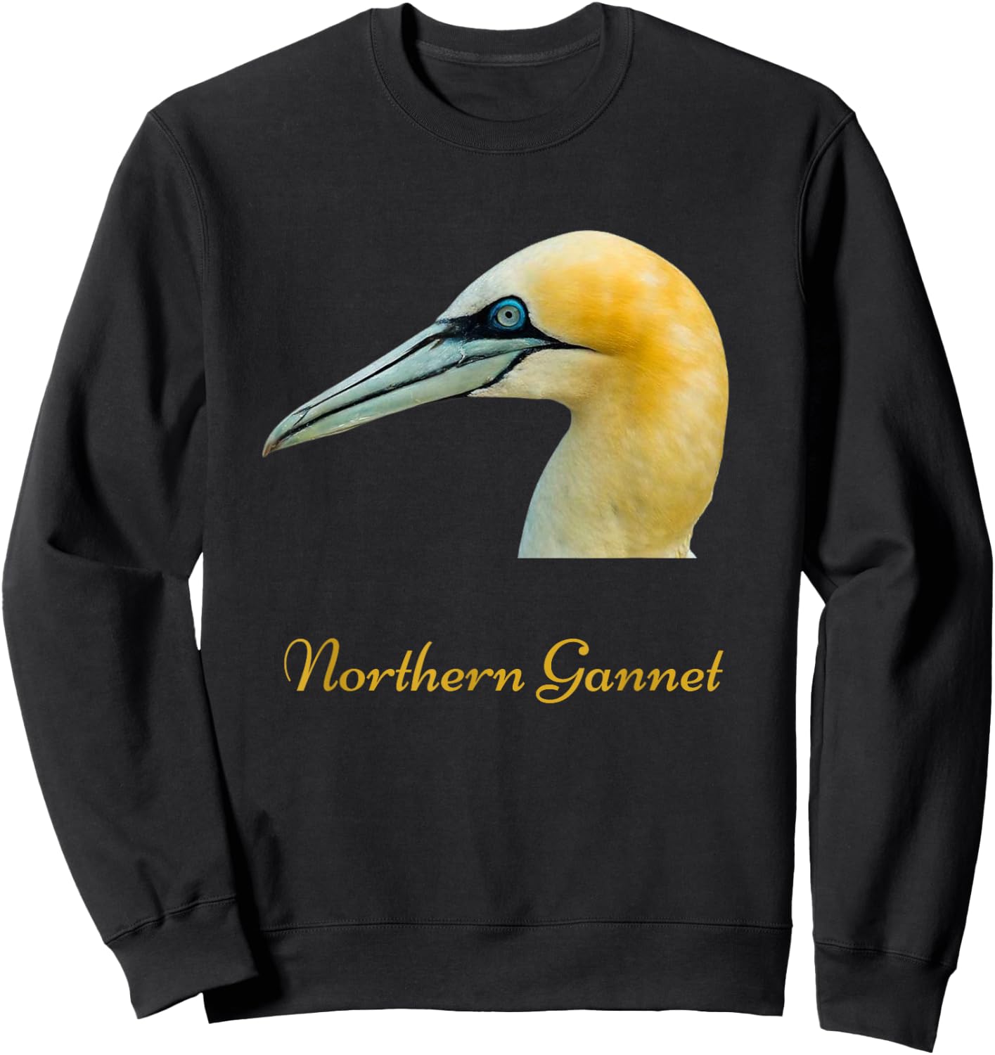 Northern Gannet Bird Ornithology Sweatshirt - Sweatshirt | Black