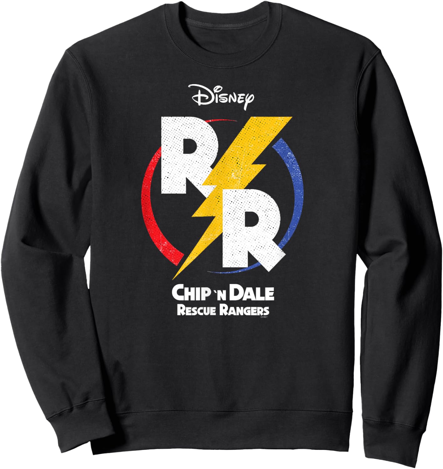 Disney Chip 'N Dale Rescue Rangers Logo Sweatshirt - Sweatshirt | Black