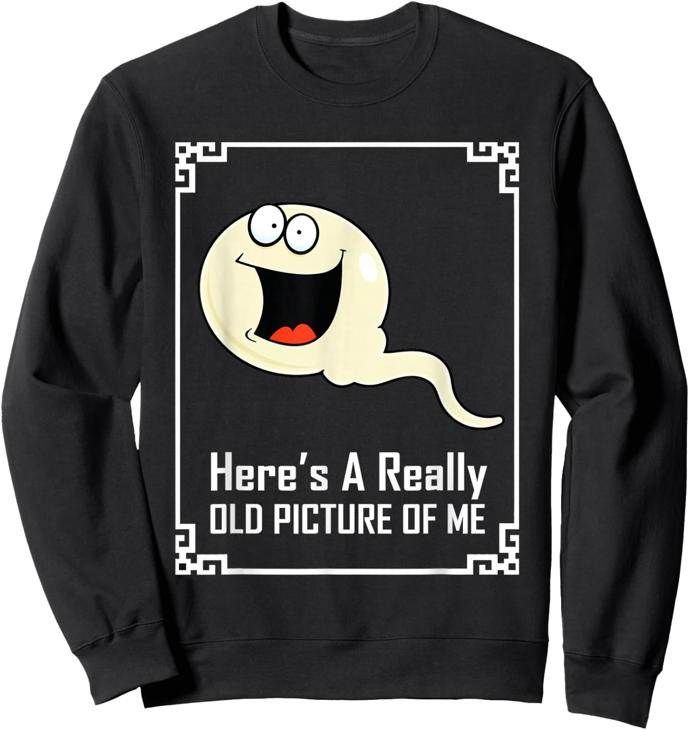 Funny Old Man, Birthday Gag Gifts Over 60 Sweatshirt - Sweatshirt | Black