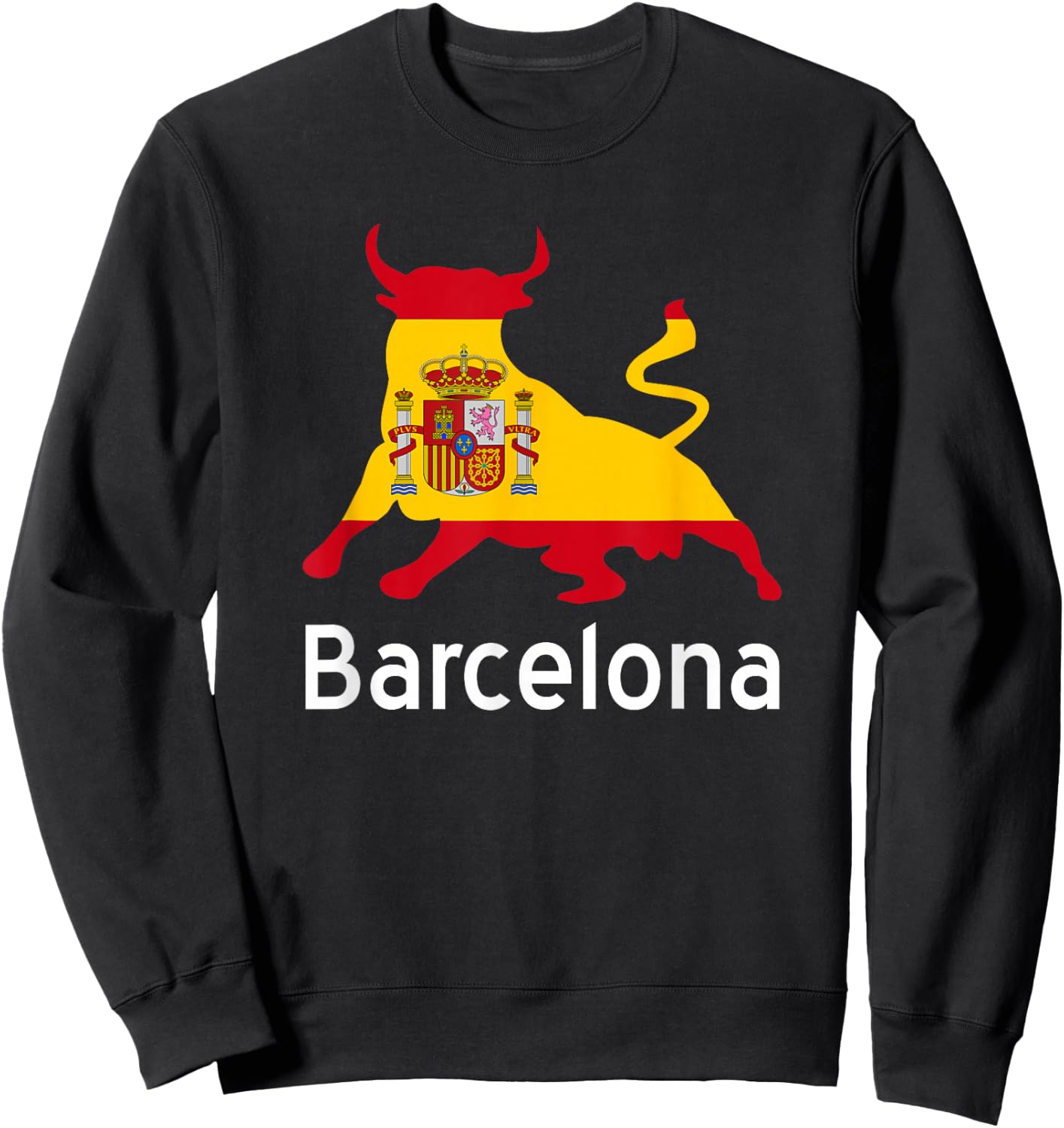 Barcelona Spain Spanish Bullfighting Sweatshirt - Sweatshirt | Black