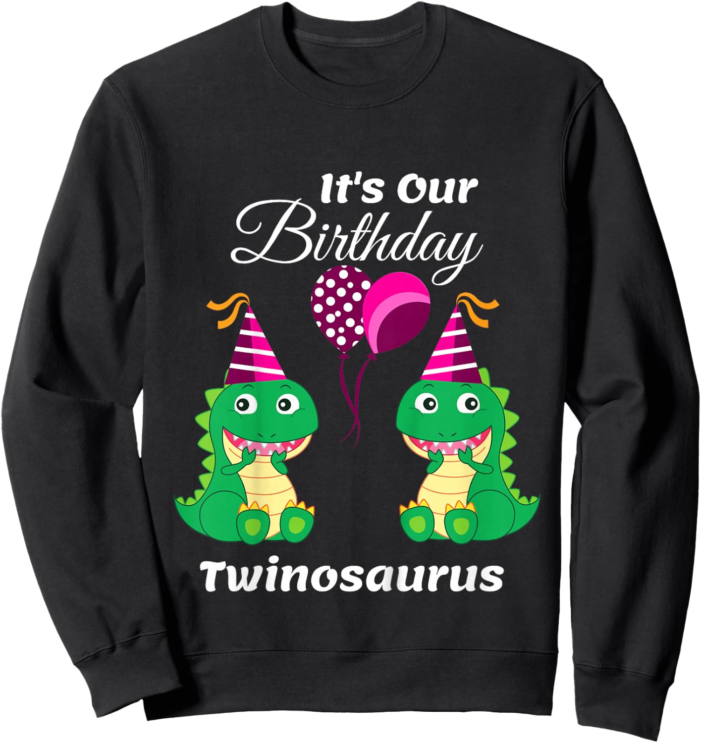 Funny Twin Sisters Birthday, Toddler 1st 2nd 3rd 4th 5th Sweatshirt - Sweatshirt | Black
