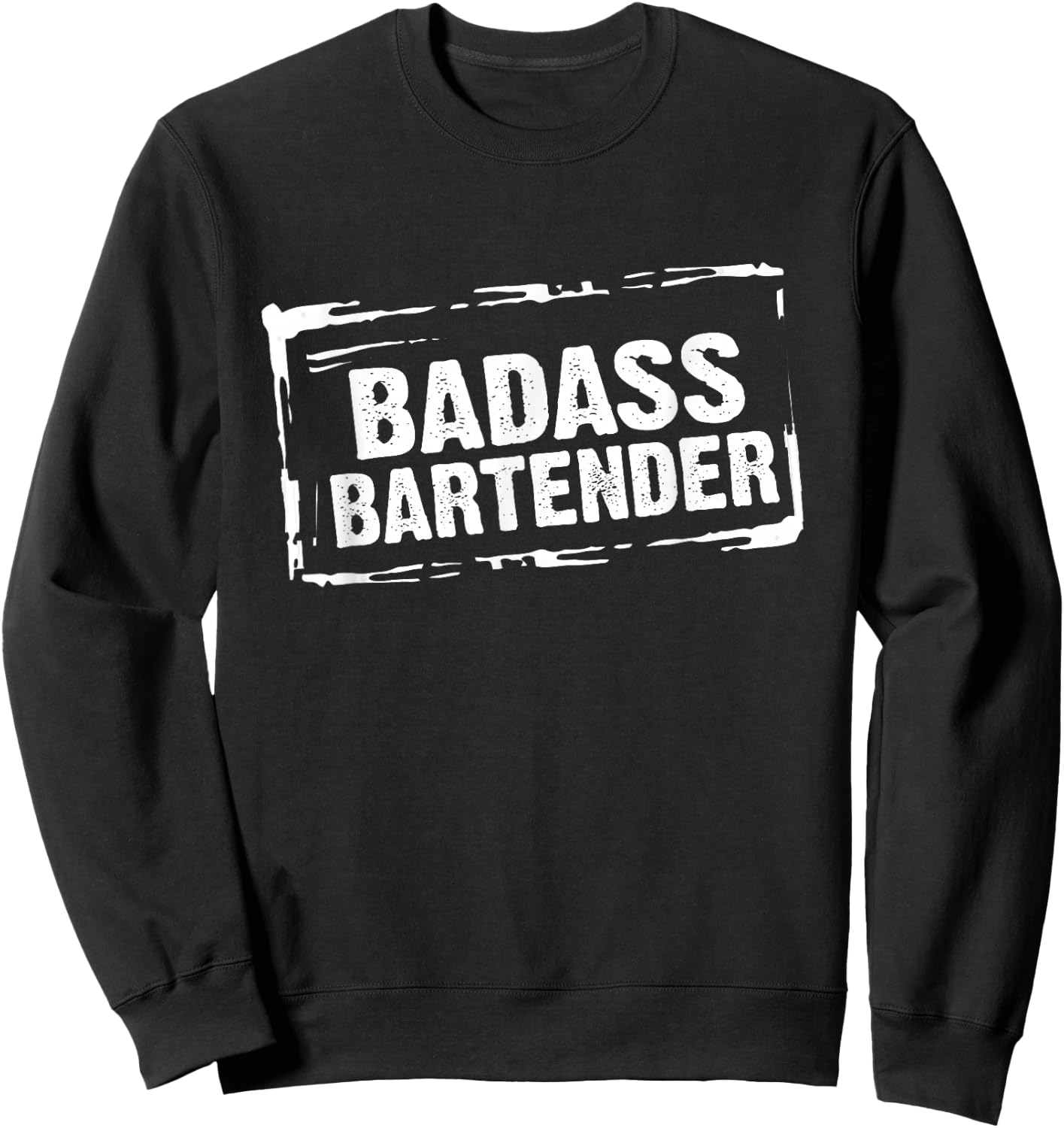 Badass Bartender Pub Beer Shots Bartenders Gifts Sweatshirt - Sweatshirt | Black