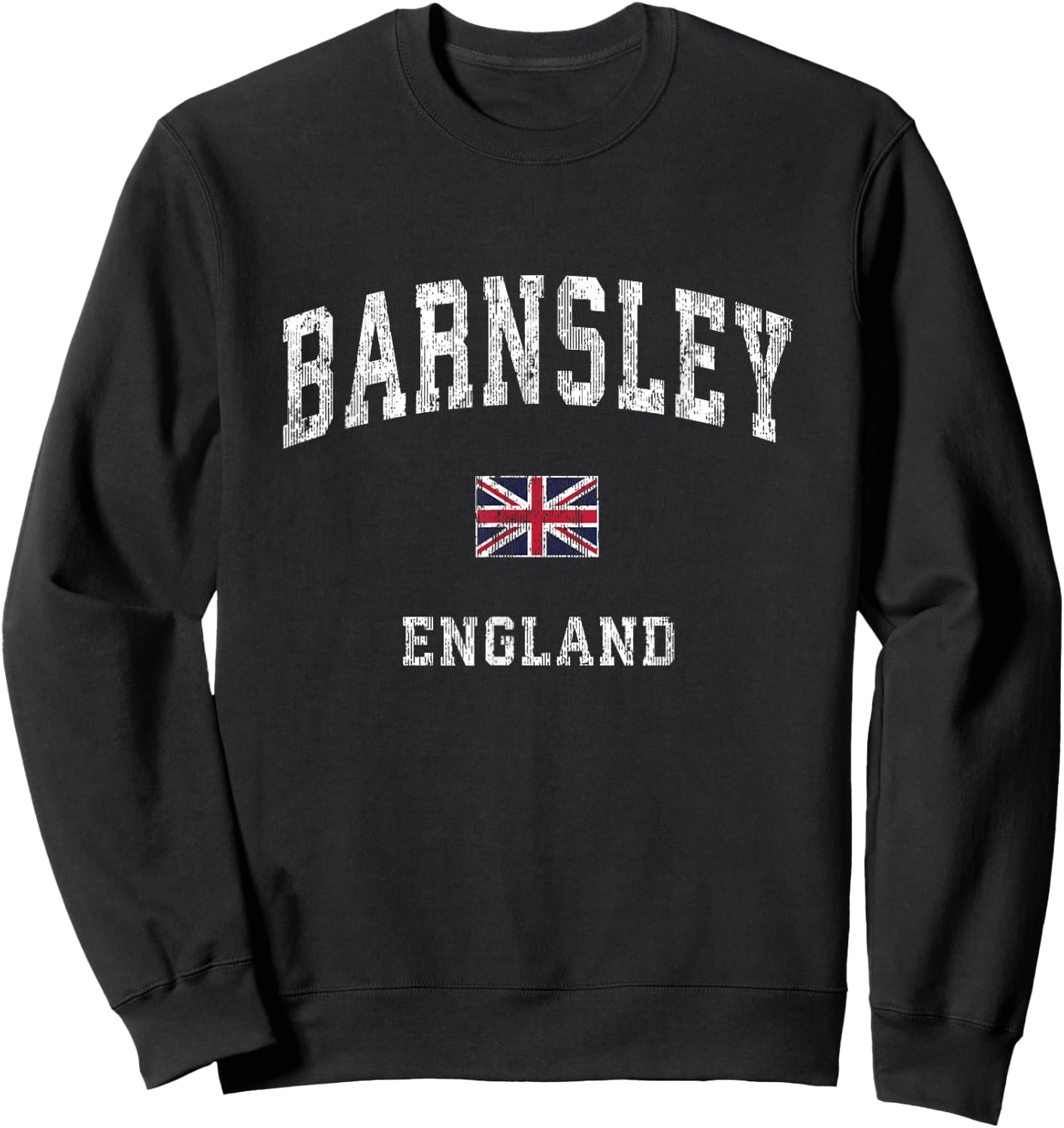 Barnsley England Vintage Athletic Sports Design Sweatshirt - Sweatshirt | Black