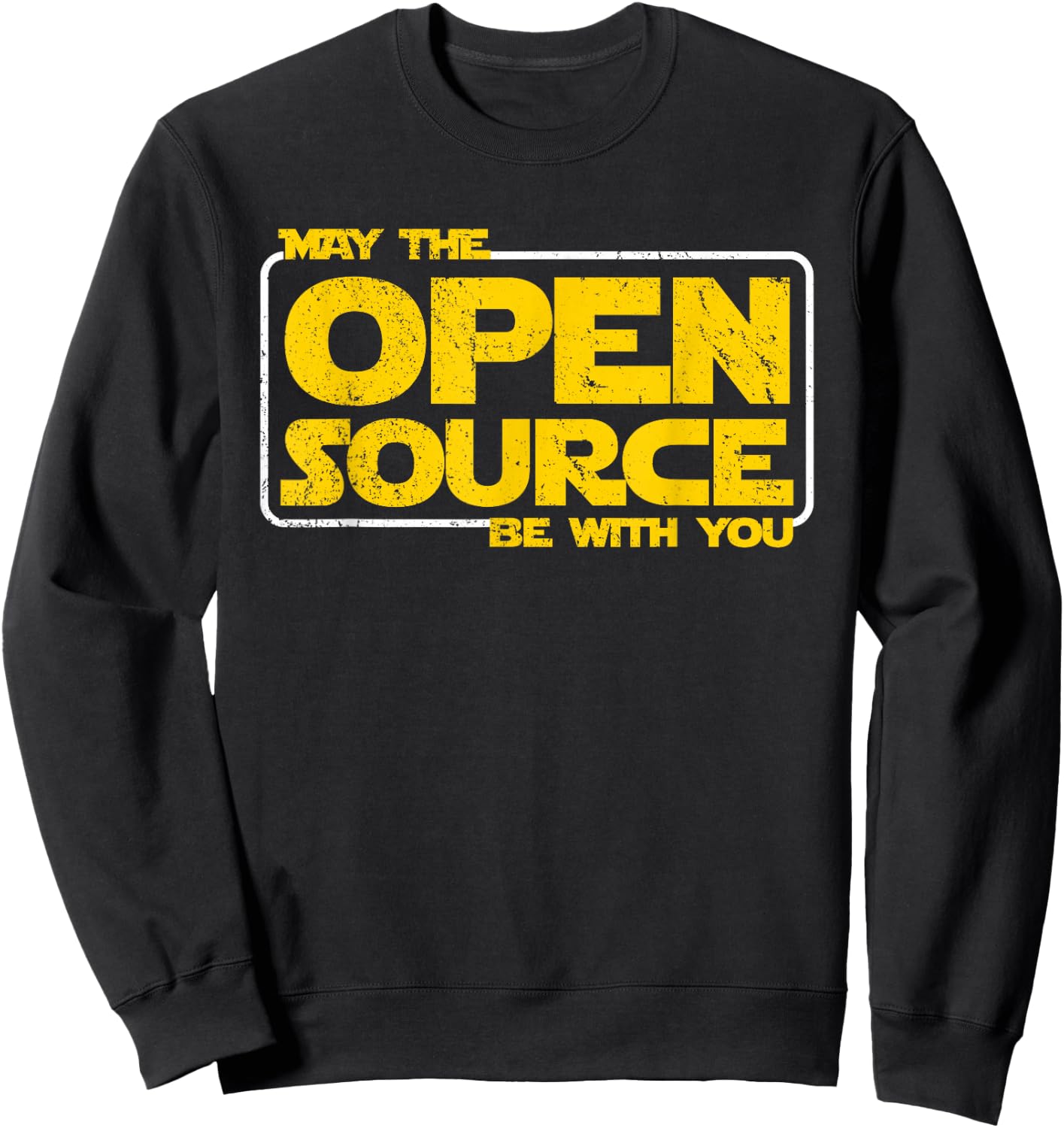 Opensource Linux Programmer Coding Computer Tech Humor Sweatshirt - Sweatshirt | Black