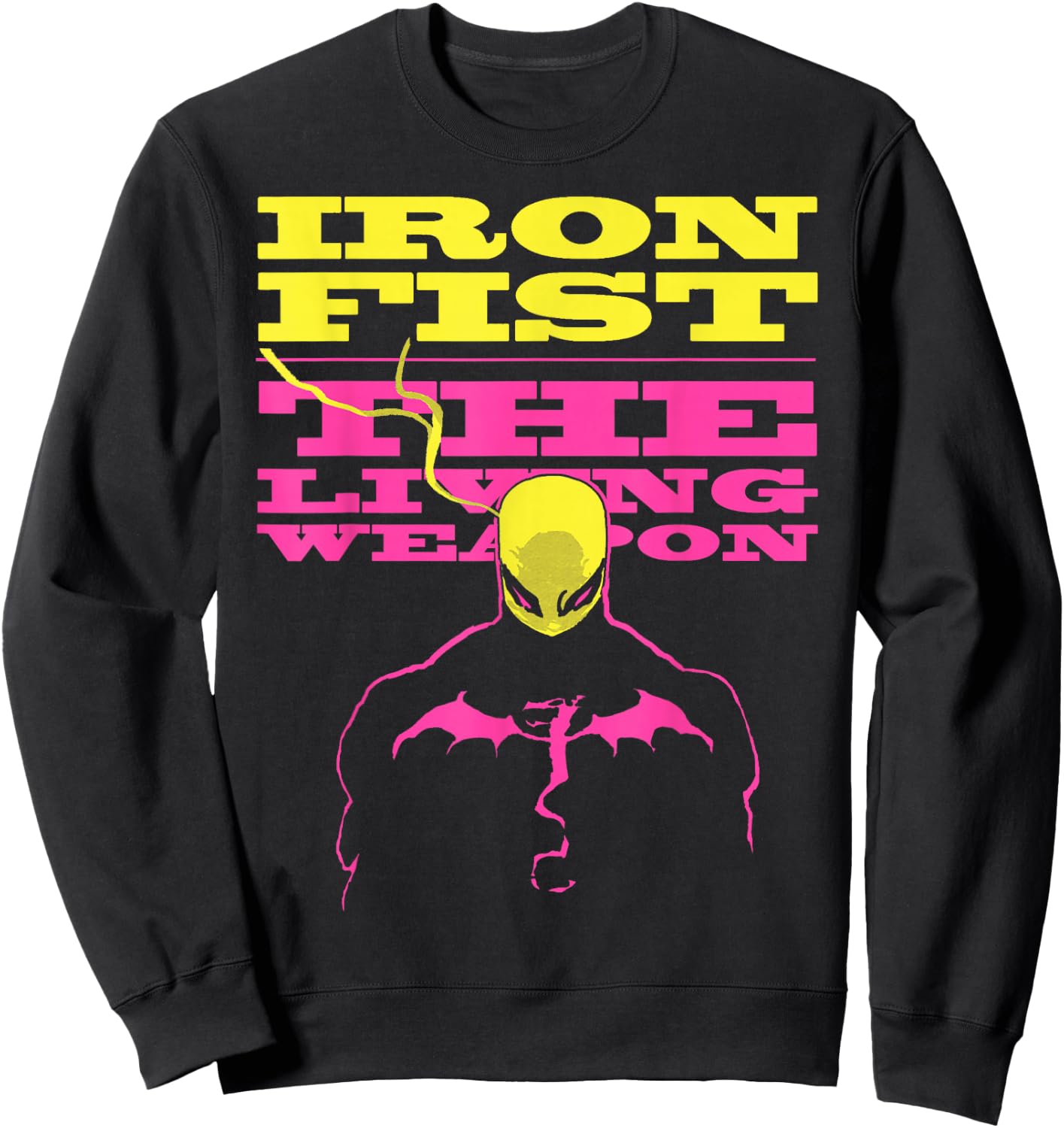 Marvel Iron Fist The Living Weapon Graphic Sweatshirt - Sweatshirt | Black