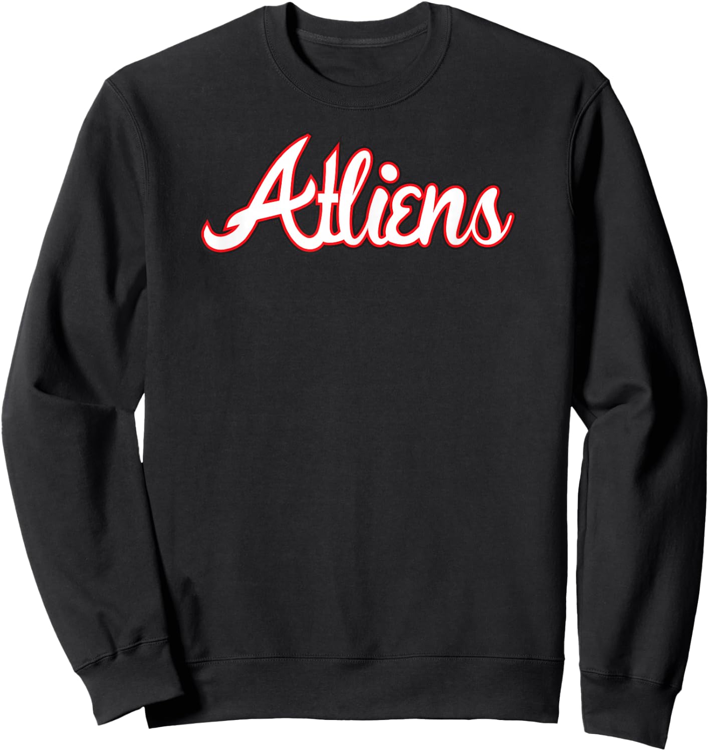 ATLiens Atlanta Script Logo Sweatshirt - Sweatshirt | Black