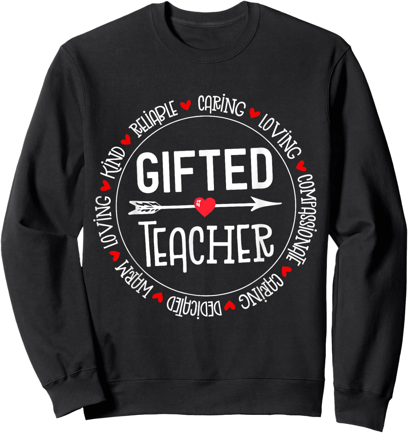 Matching Gifted Teacher Squad Education Talented School Team Women Girls Kids Sweatshirt - Sweatshirt | Black