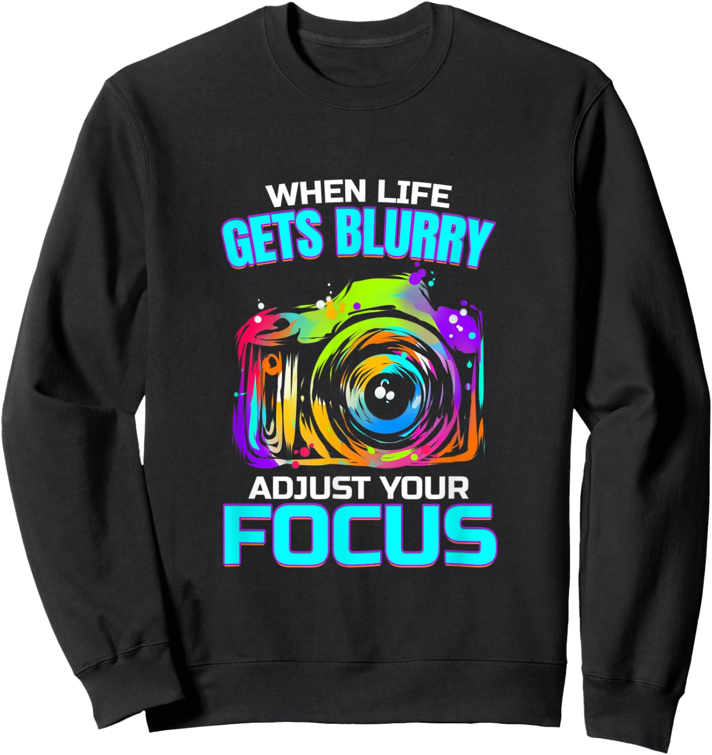 Photographer Design for Photography Lover Photographing Sweatshirt - Sweatshirt | Black