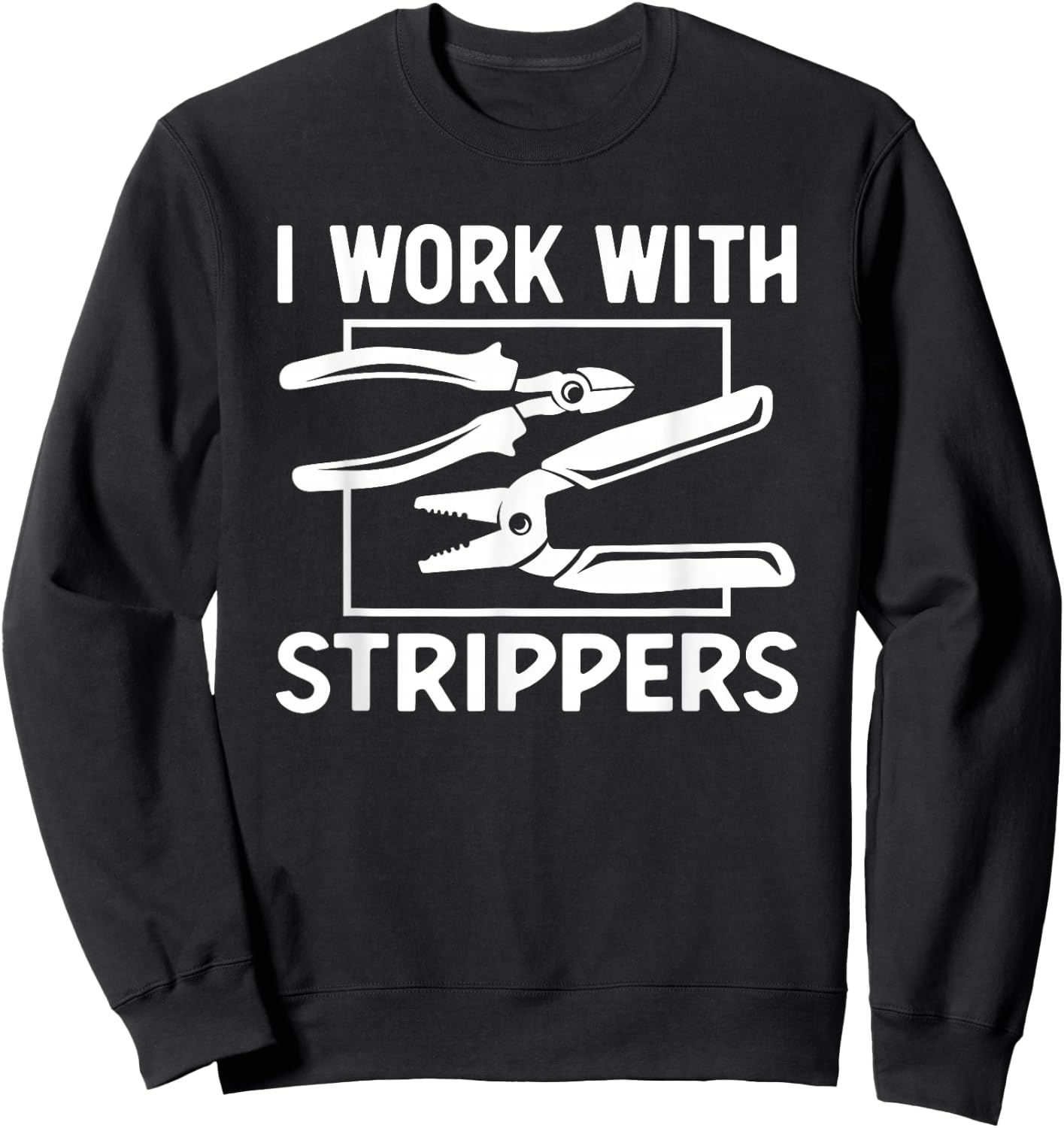 Funny Electrician Art Dad Electronics Engineer Humor Sweatshirt - Sweatshirt | Black