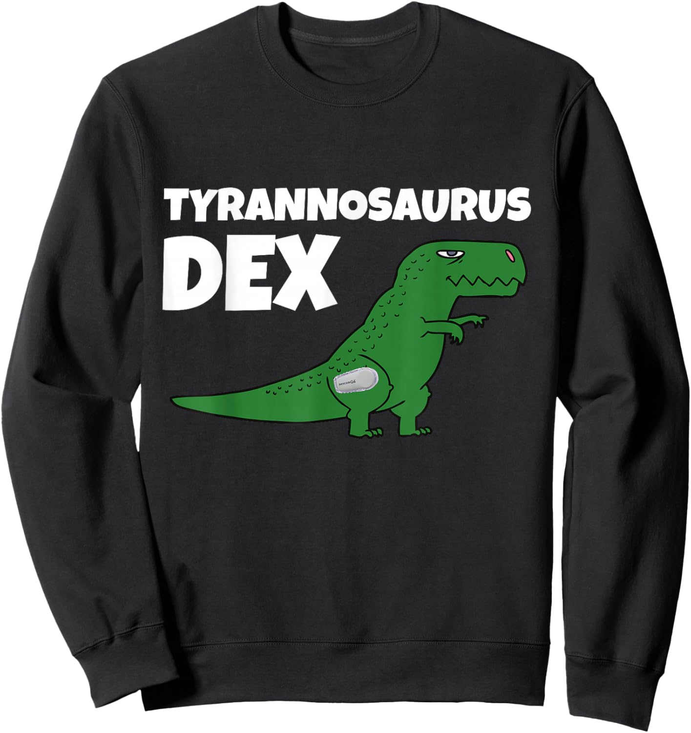 Dia-Be- Tyrannosaurus Dex Sweatshirt - Sweatshirt | Black