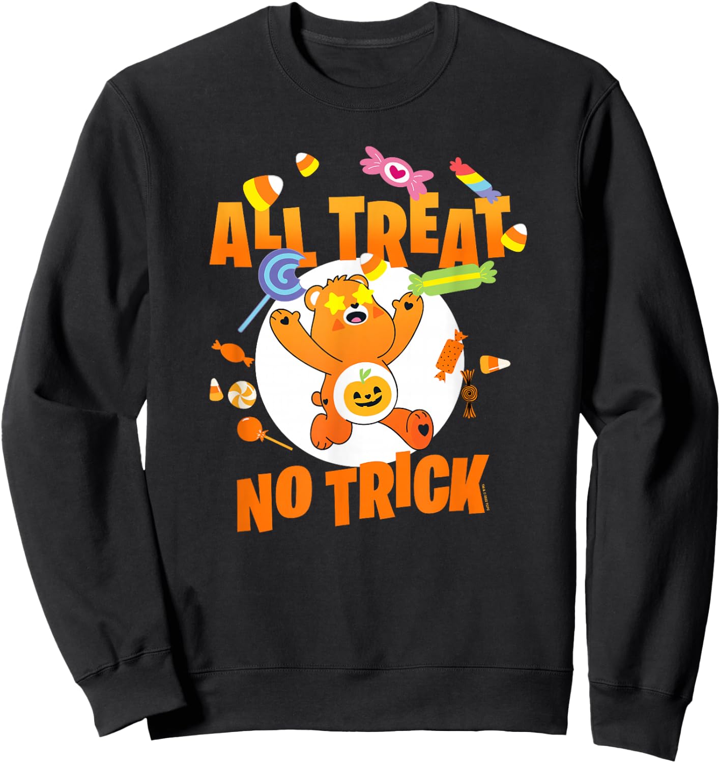 Care Bears Halloween Trick-or-Sweet Bear All Treat No Trick Sweatshirt - Sweatshirt | Black