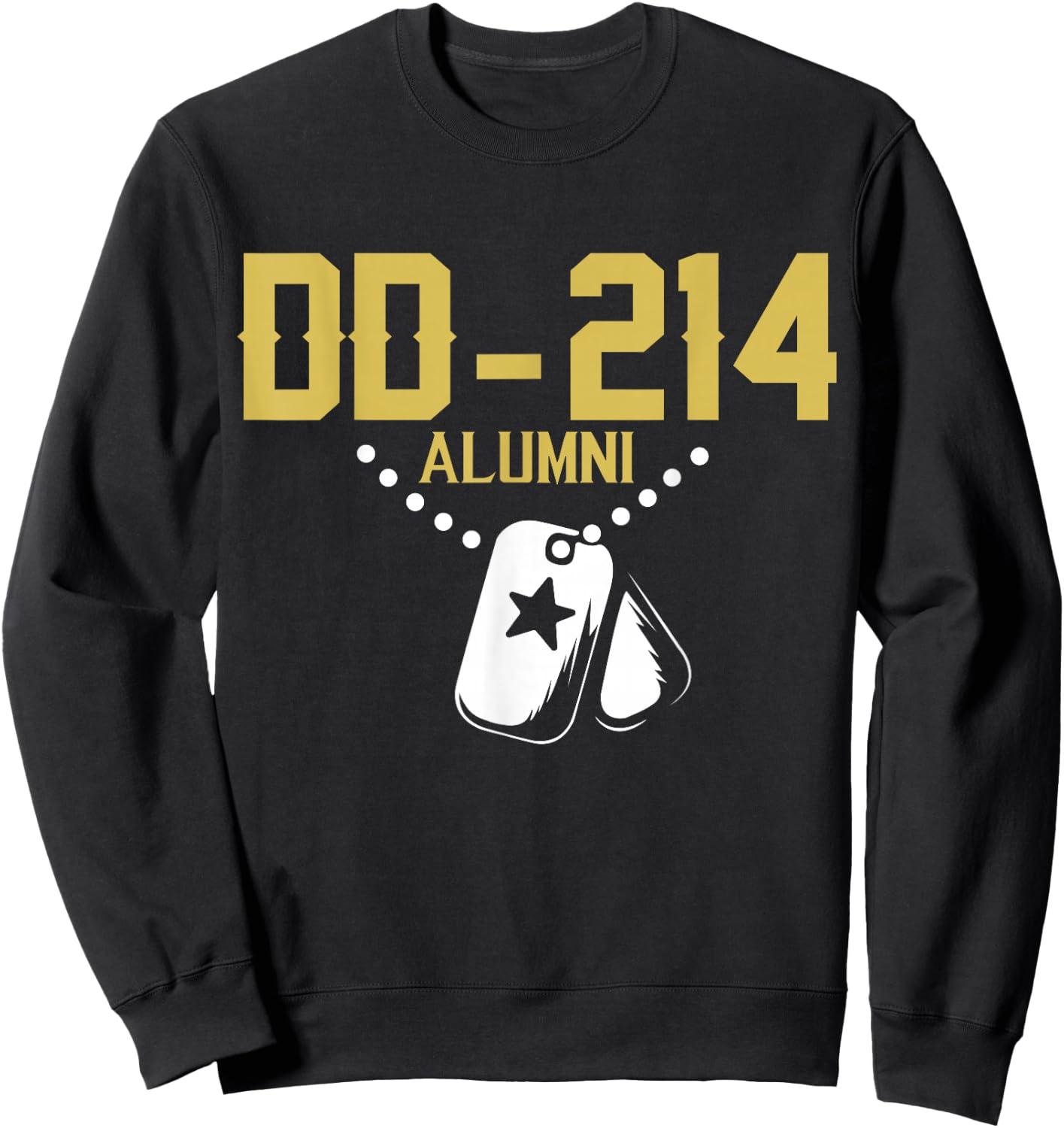 DD-214 US Army Alumni Vintage Sweatshirt - Sweatshirt | Black