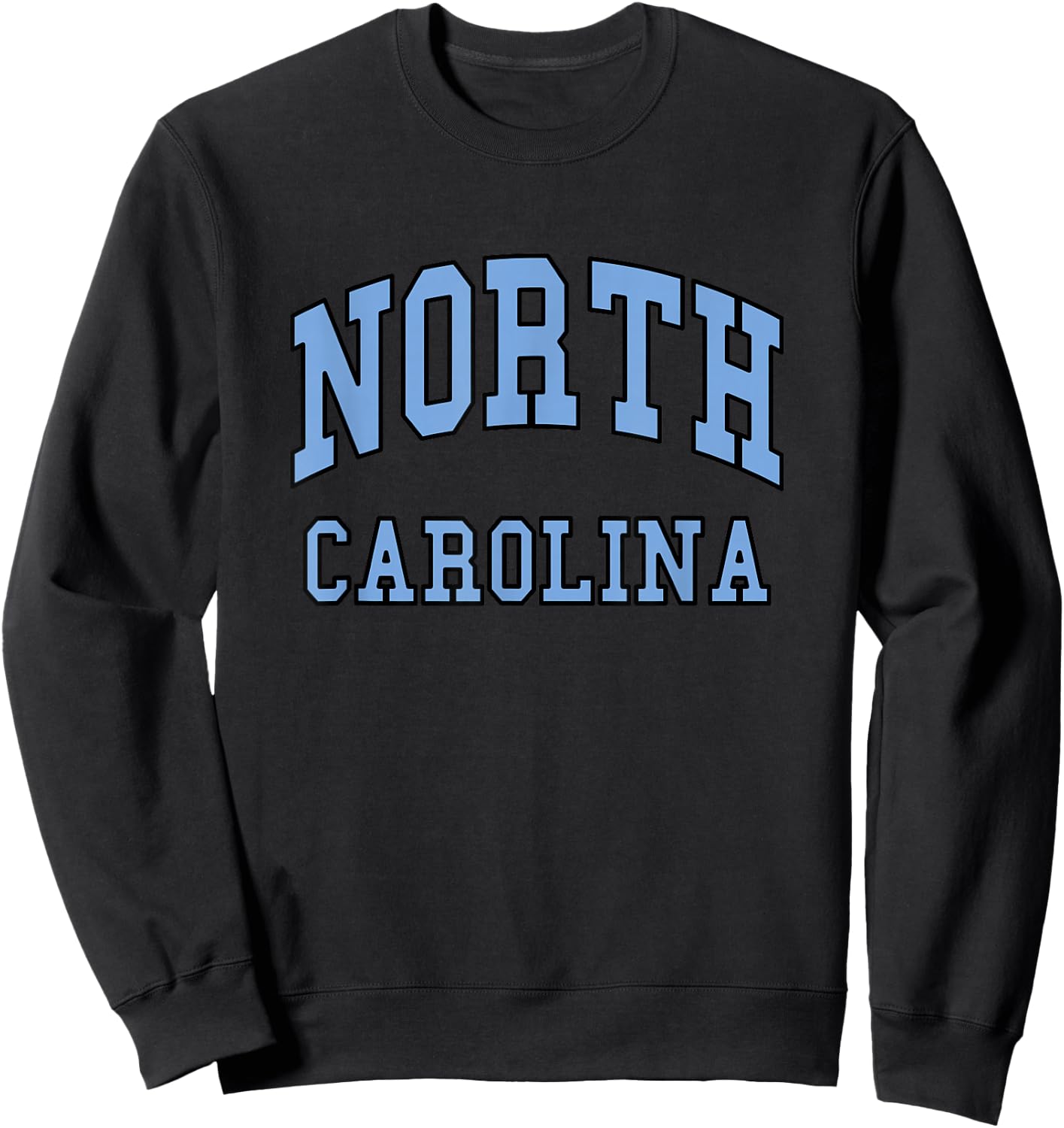 NORTH CAROLINA - Throwback Design - Classic Sweatshirt - Sweatshirt | Black