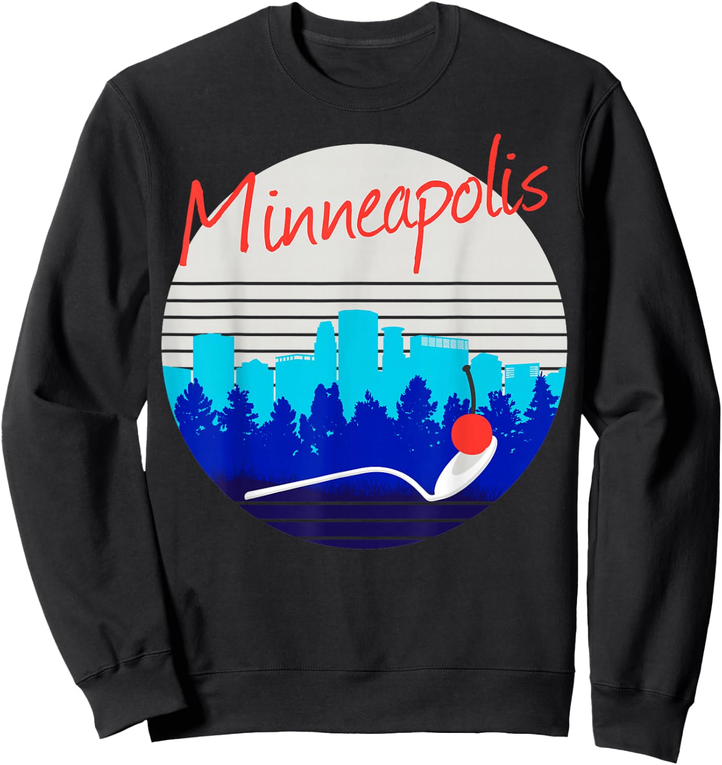 Minneapolis St Paul Twin Cities Minnesota MSP Souvenir Sweatshirt - Sweatshirt | Black