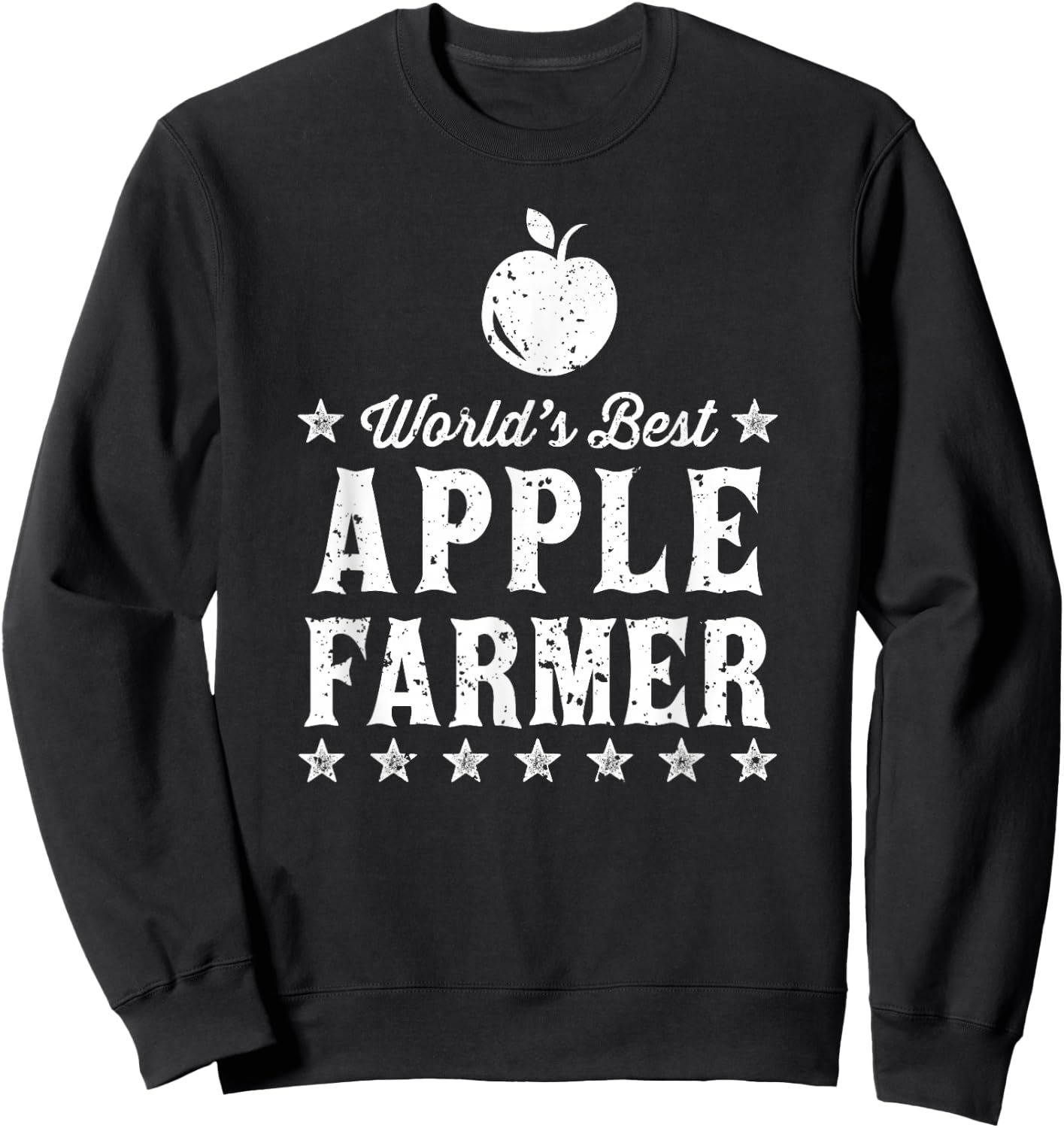 World's Best Apple Farmer Sweatshirt - Sweatshirt | Black