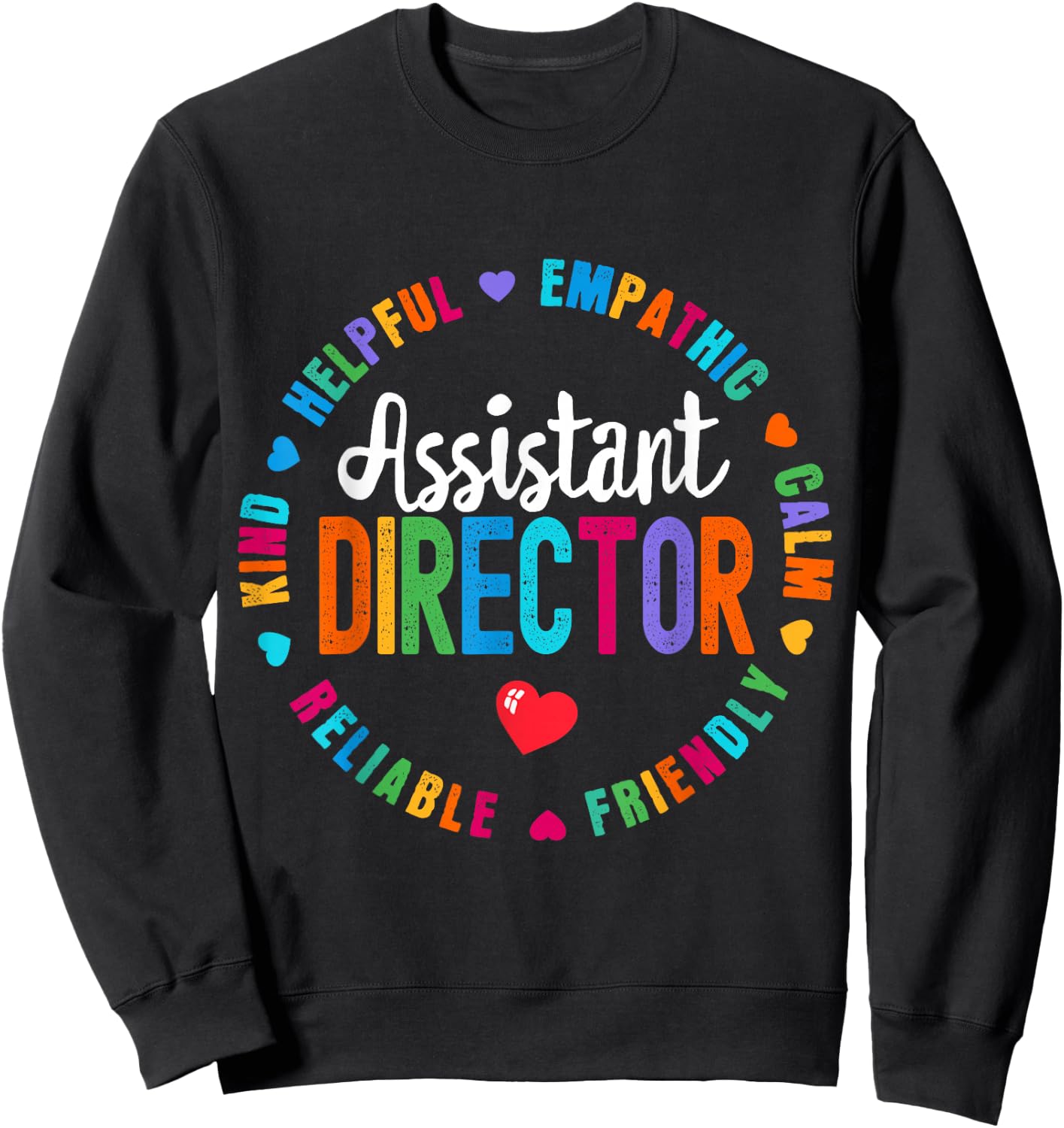 Assistant Director Appreciation Week healthcare workers Sweatshirt - Sweatshirt | Black
