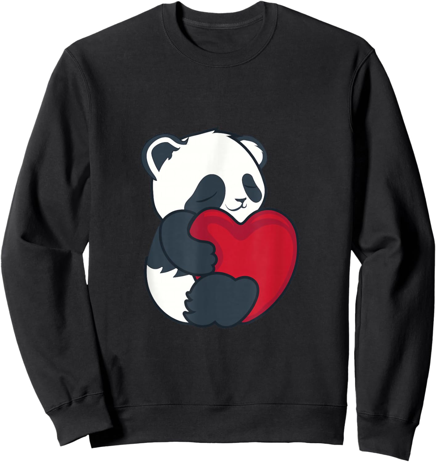 Panda Shirt Men Women Children Panda Lovers Sweatshirt - Sweatshirt | Black