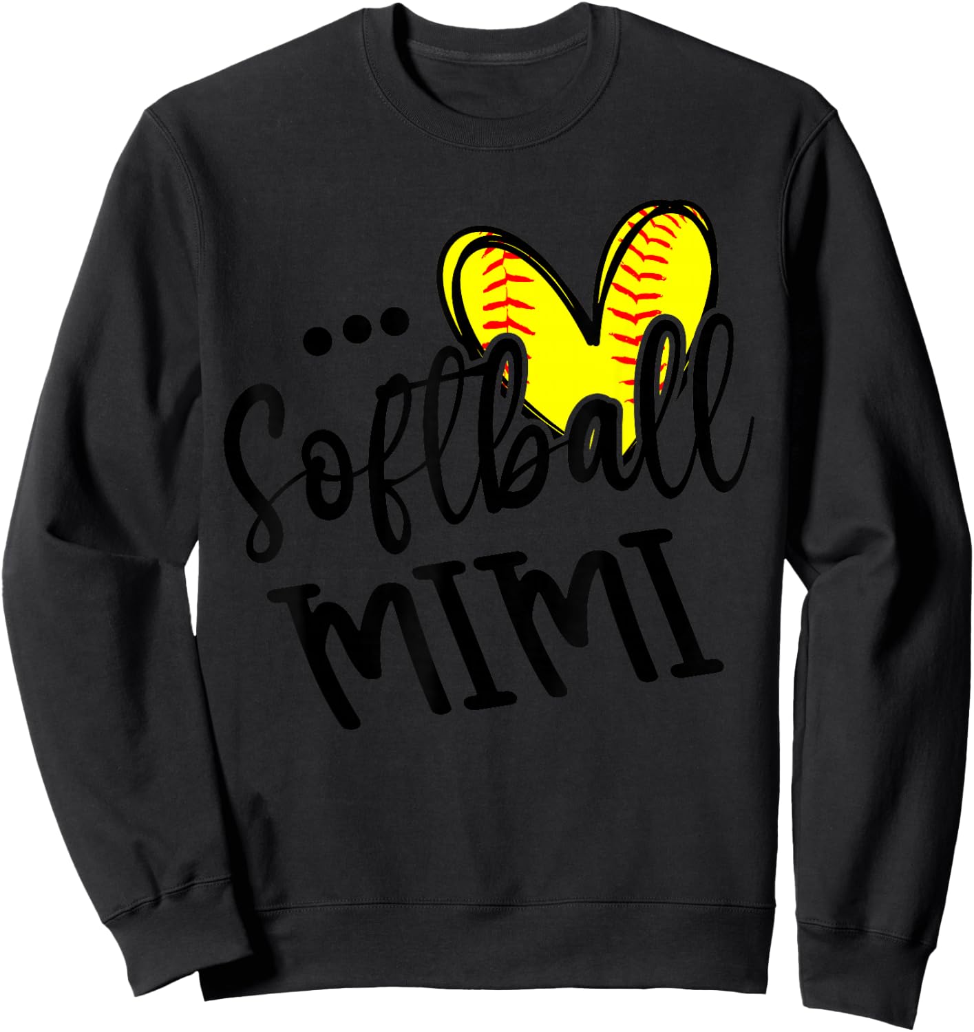 Softball Mimi Sweatshirt - Sweatshirt | Black