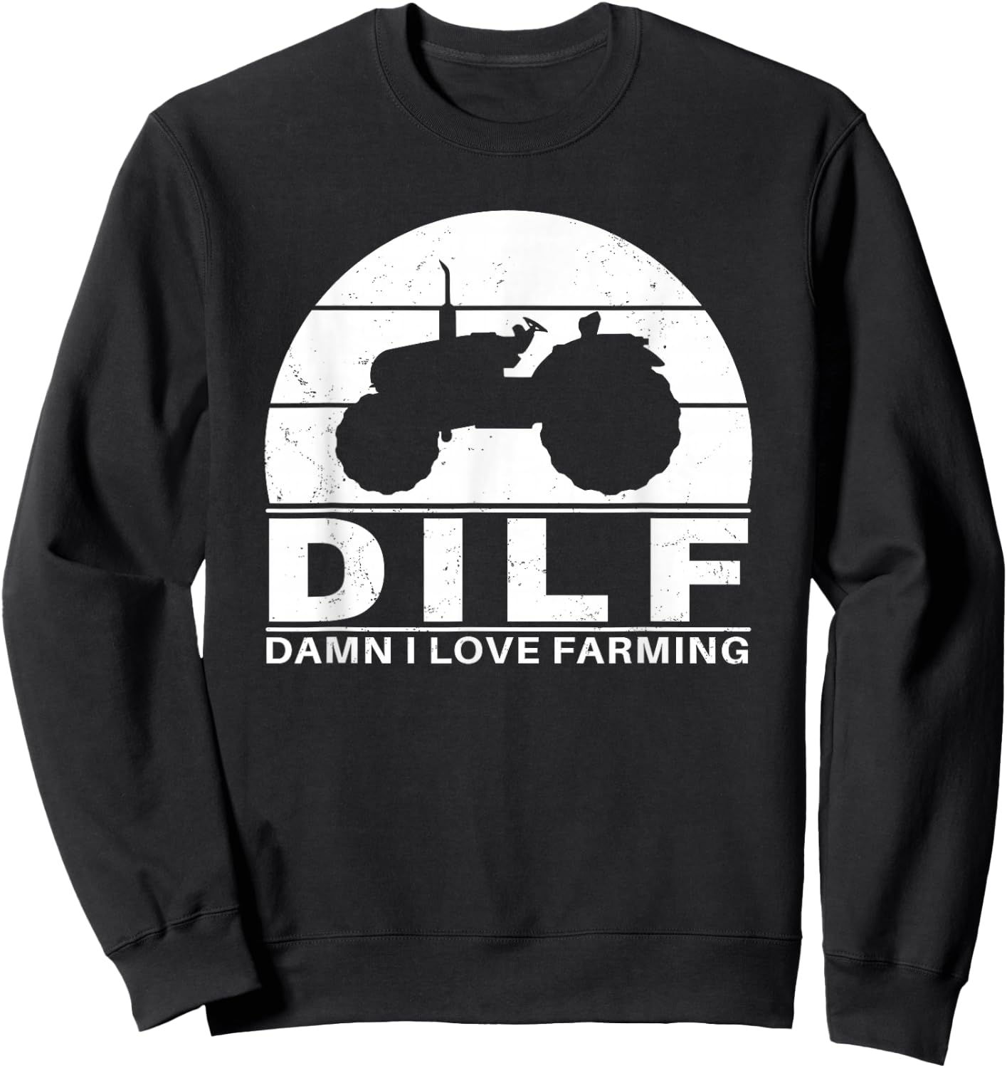 Damn I love Farming Sweatshirt - Sweatshirt | Black