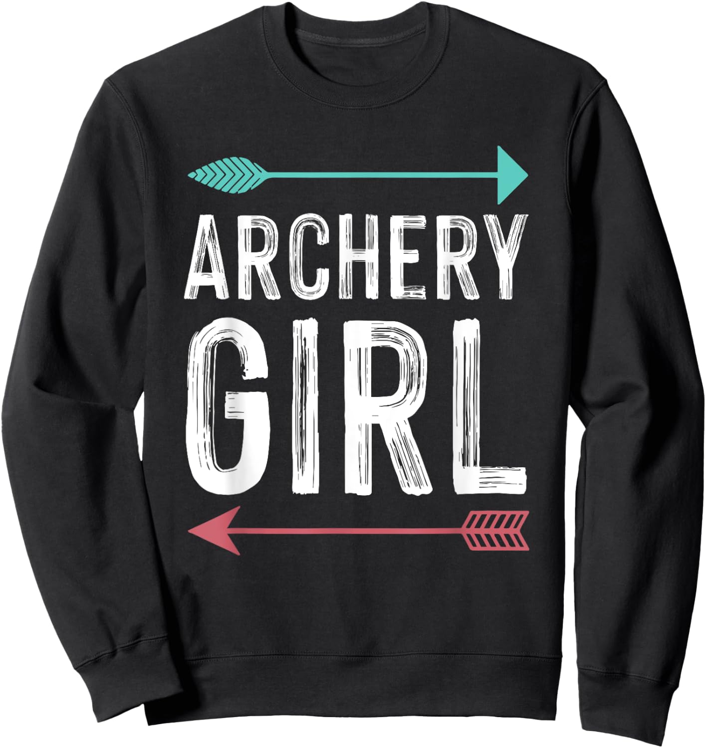 Cool Archery For Girls Women Crossbow Bow Hunting Archer Sweatshirt - Sweatshirt | Black