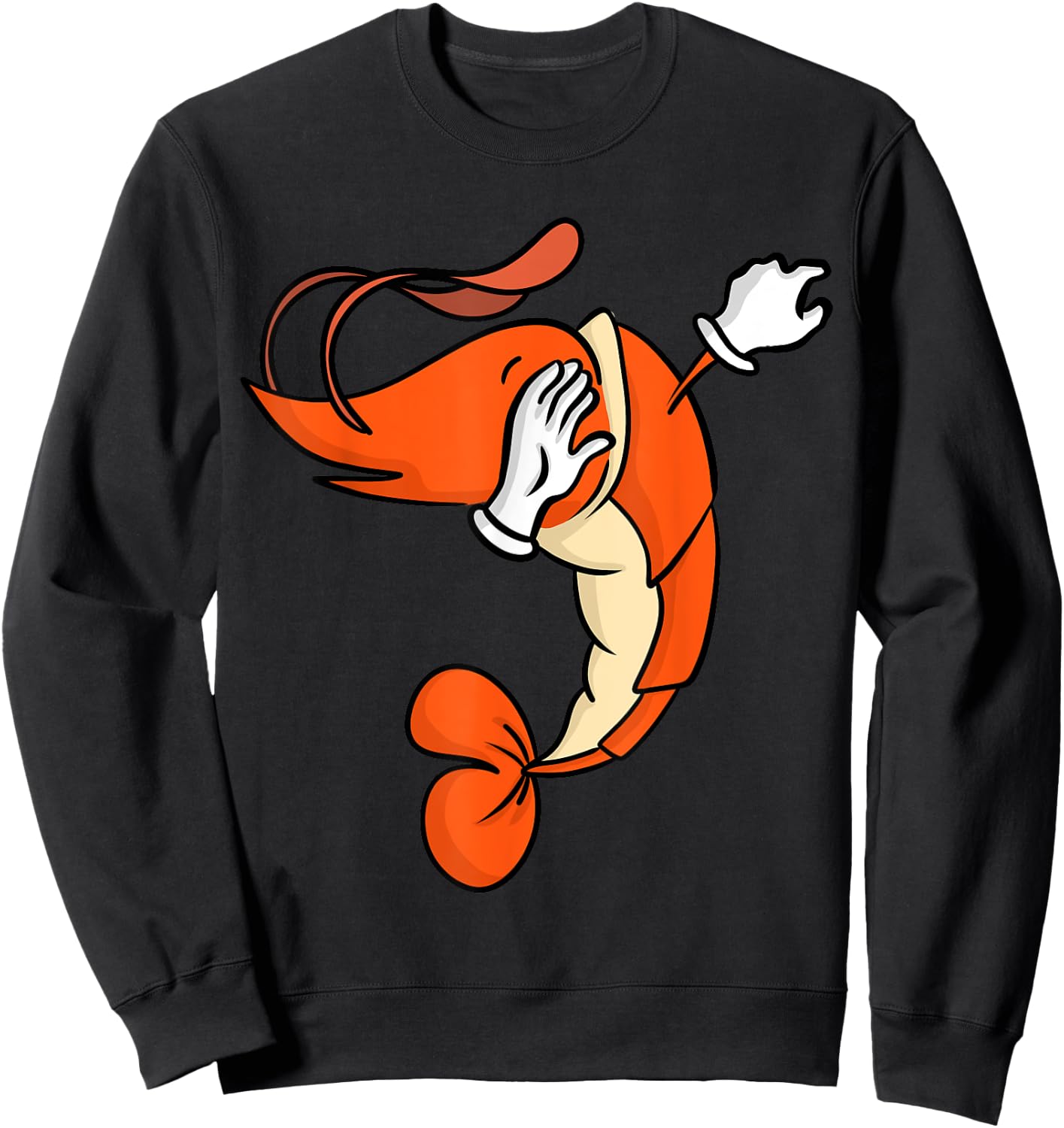 Shrimp Dab Pose Shirt Sweatshirt - Sweatshirt | Black