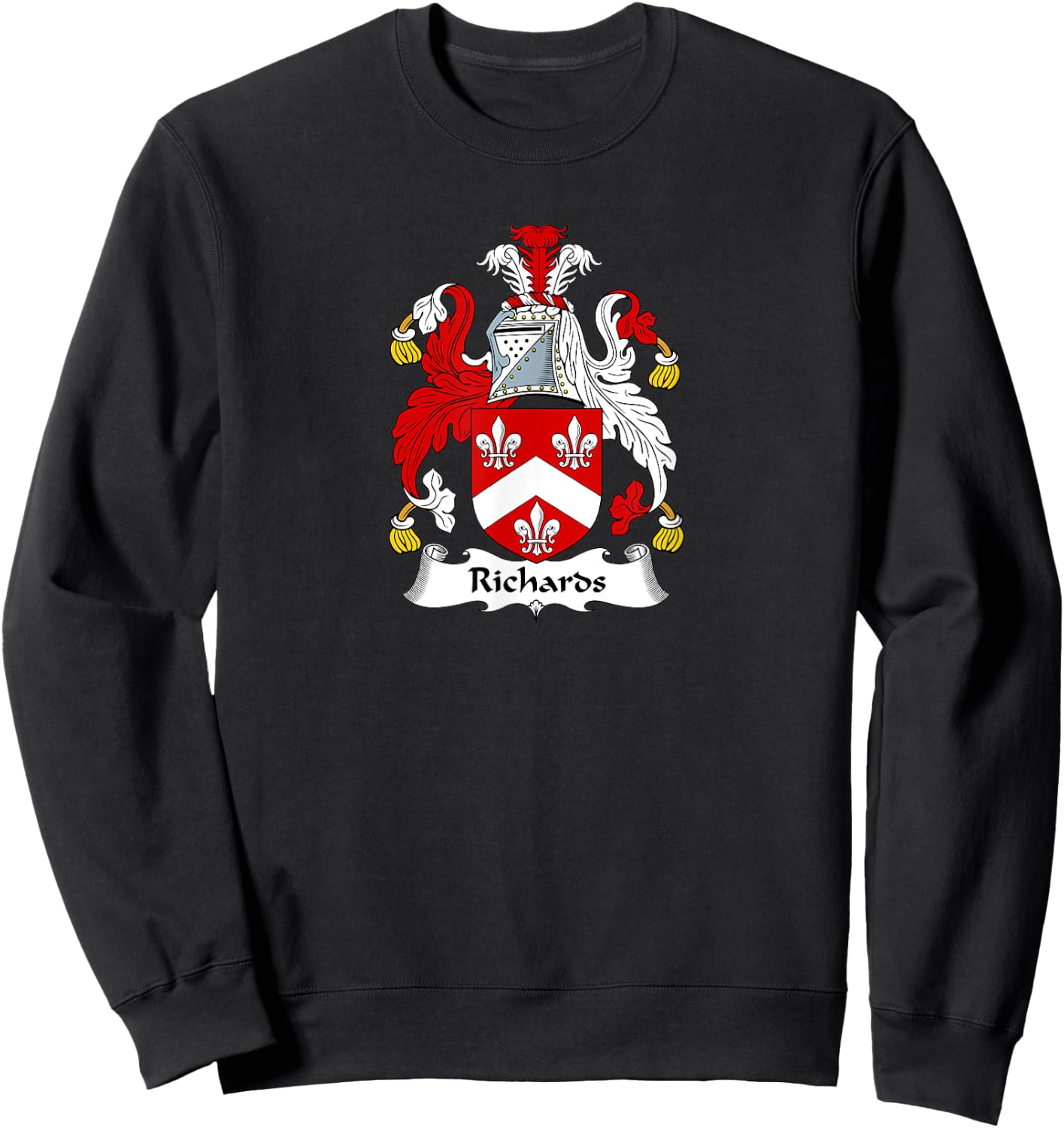Richards Coat of Arms - Family Crest Sweatshirt - Sweatshirt | Black