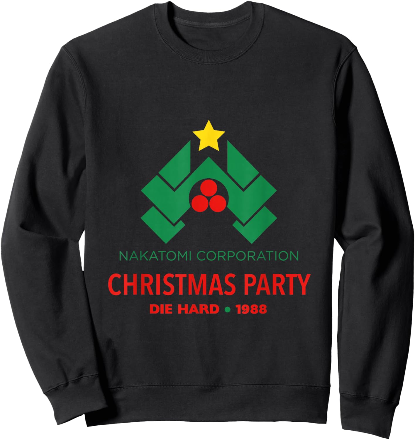 The Hard Nakatomi Corporation Christmas Party 1988 Sweatshirt - Sweatshirt | Black