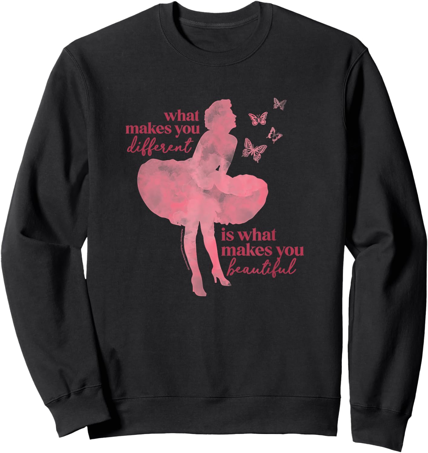 Marilyn Monroe - What Makes You Beautiful Sweatshirt - Sweatshirt | Black